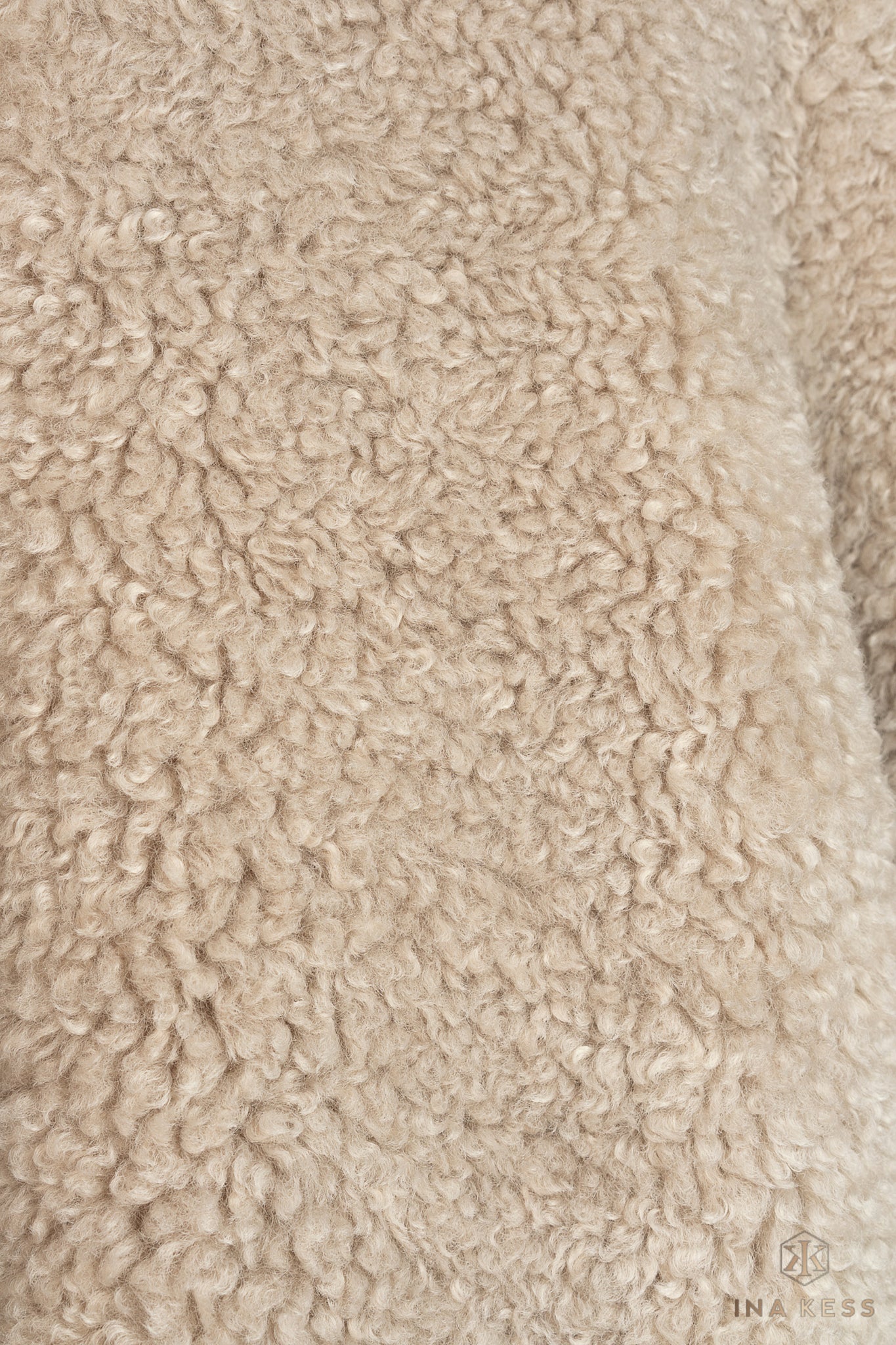 MILU Faux Shearling Jacket oat