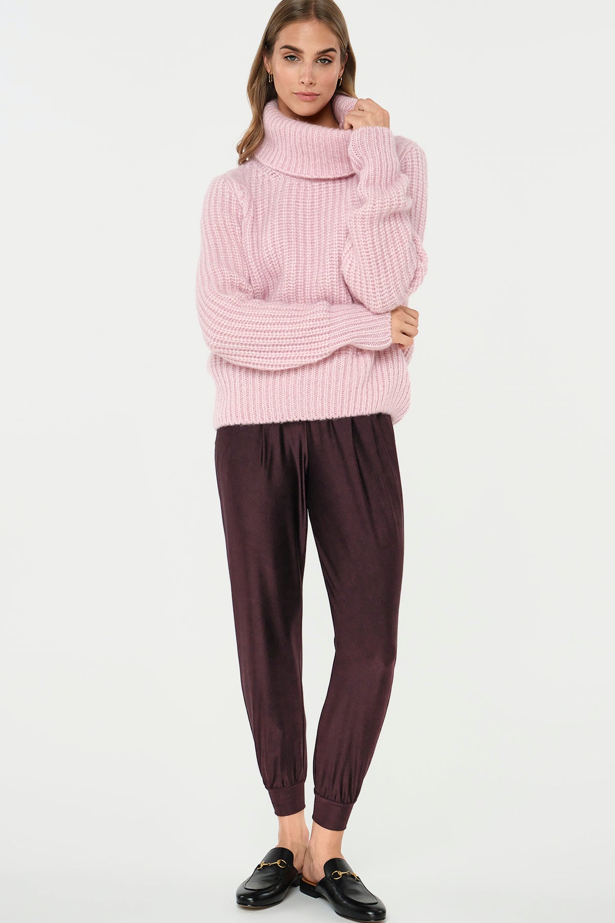 PELLICI Alpaca-Blend Pullover rosalia