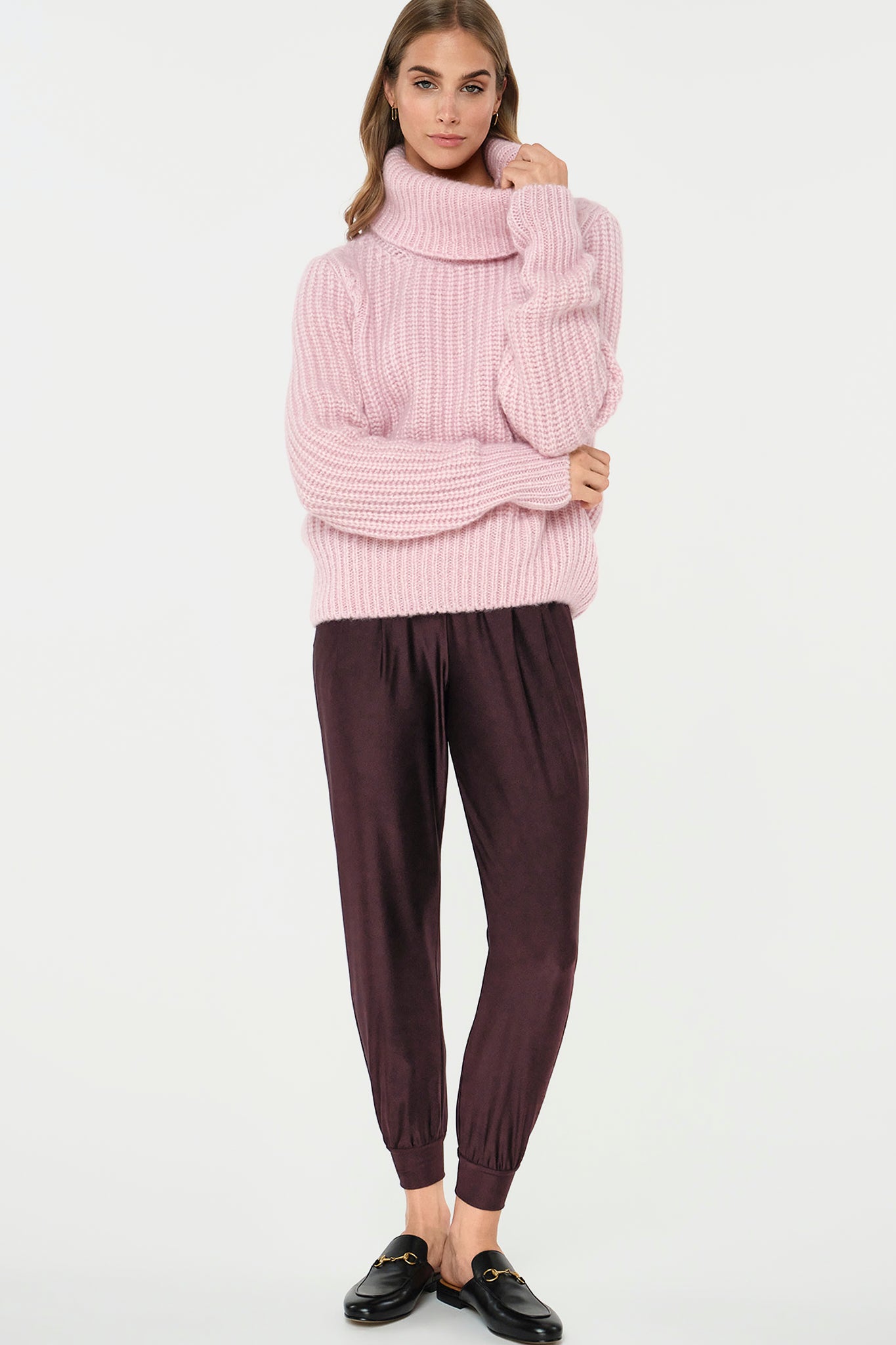 PELLICI Alpaca-Blend Pullover rosalia