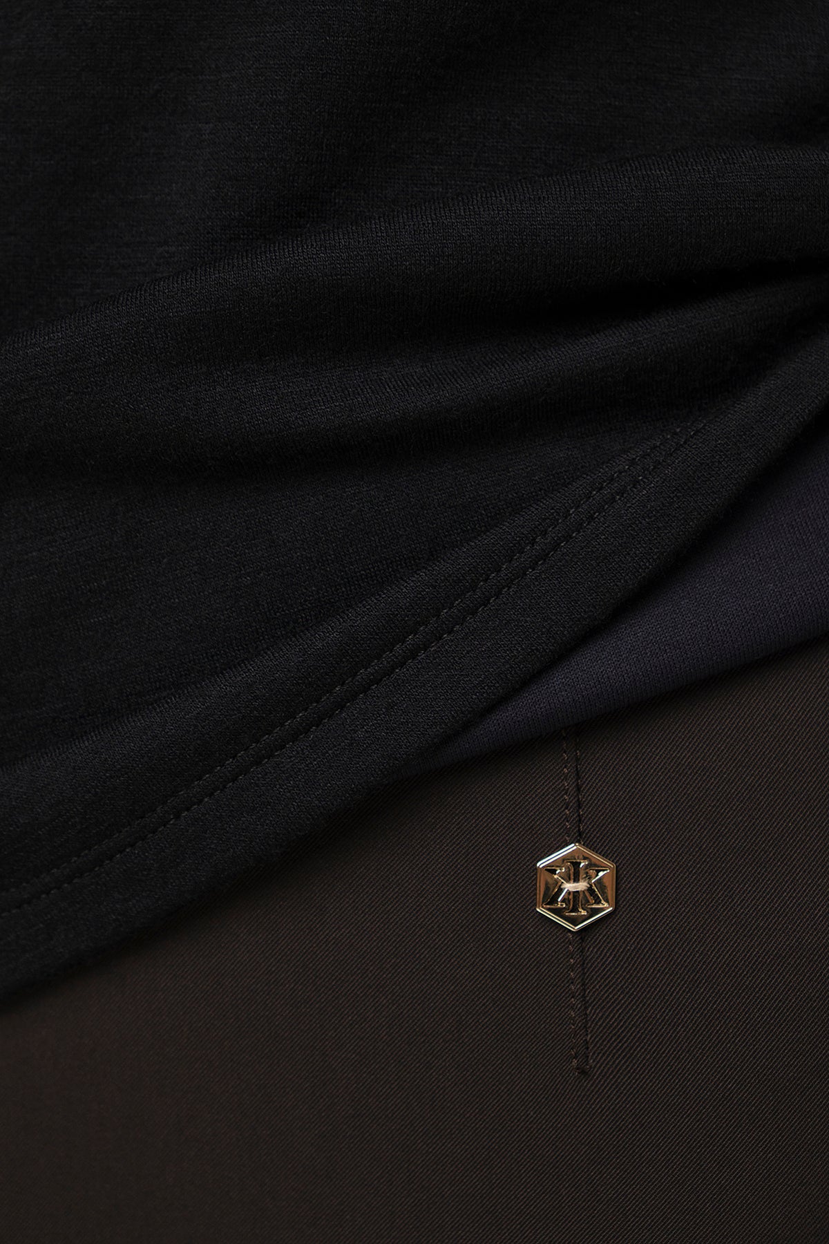 PACE Wolle Top schwarz