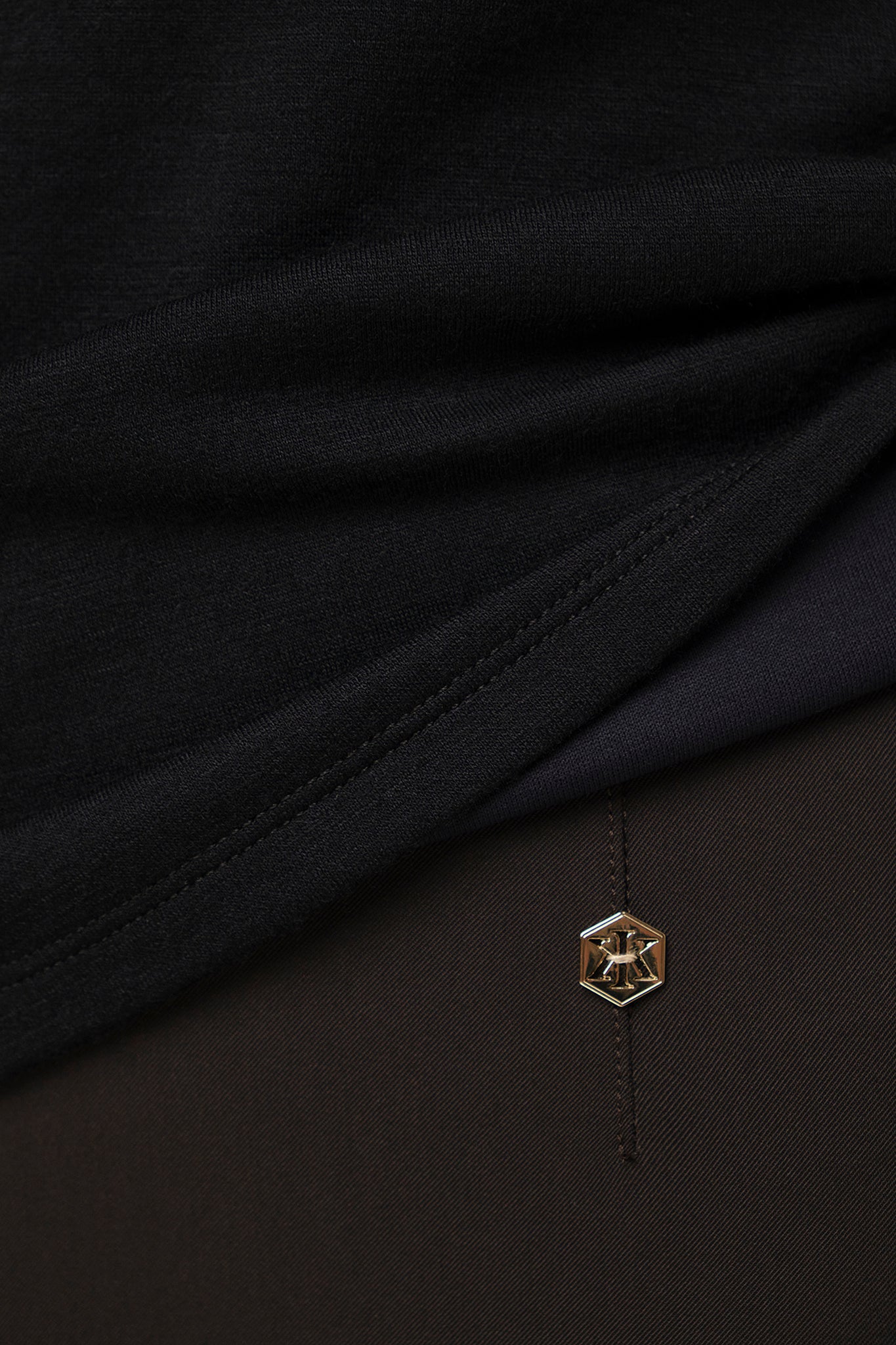 PACE Wolle Top schwarz