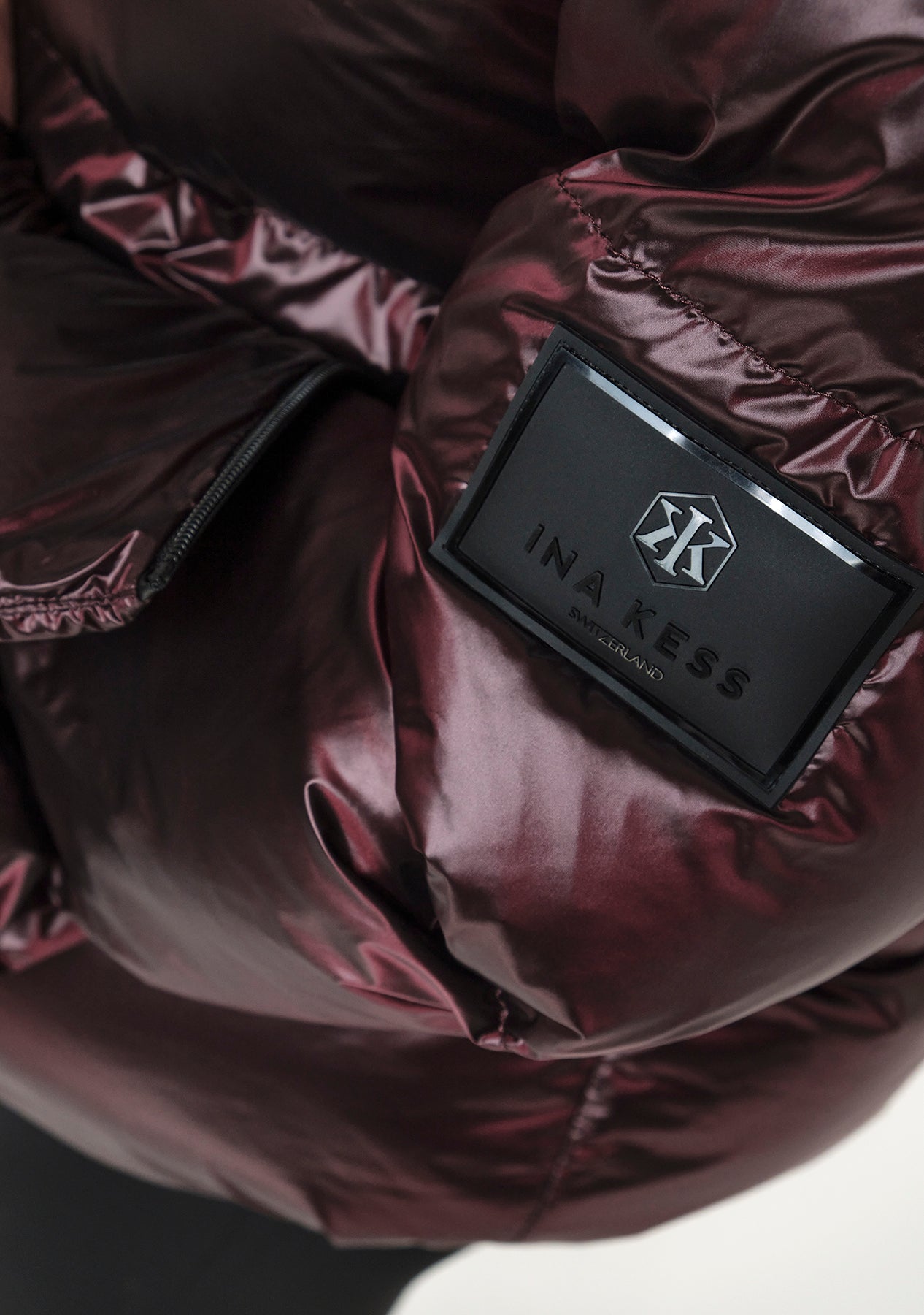 ORIGO Kunstdaunenjacke tawny port