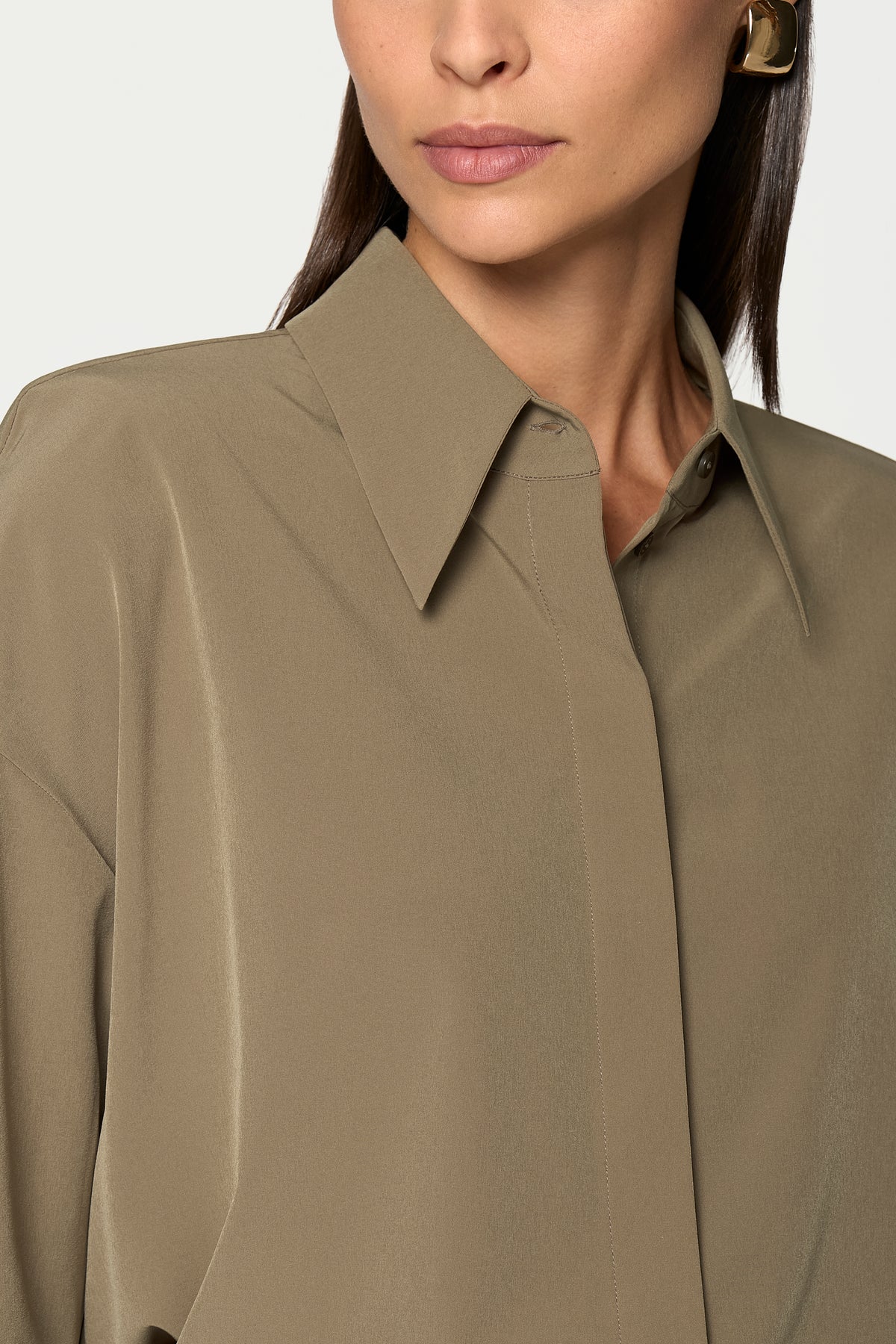 PADRONNE Shirt oliva