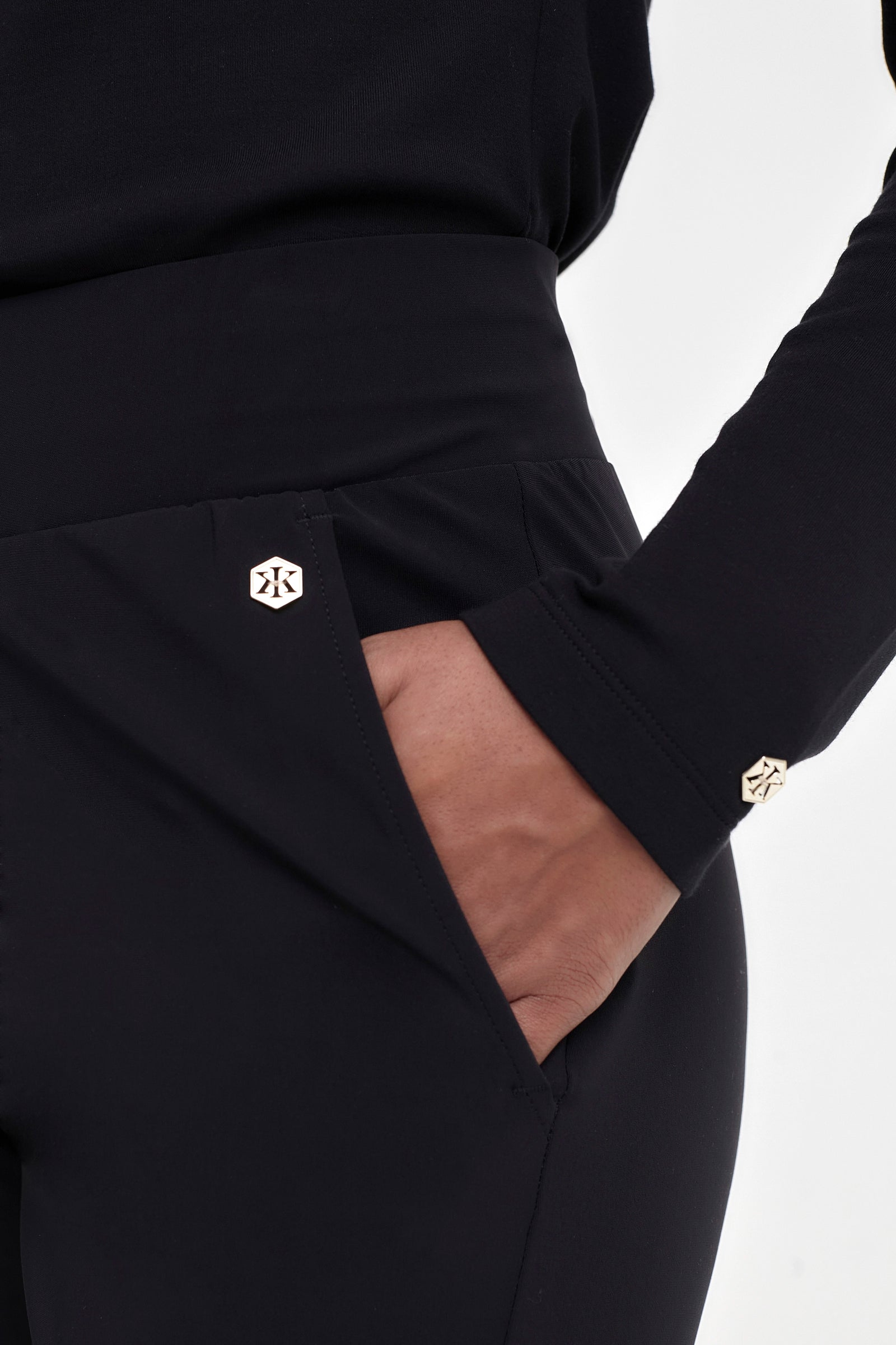 NO LIMIT Stretch Pants schwarz