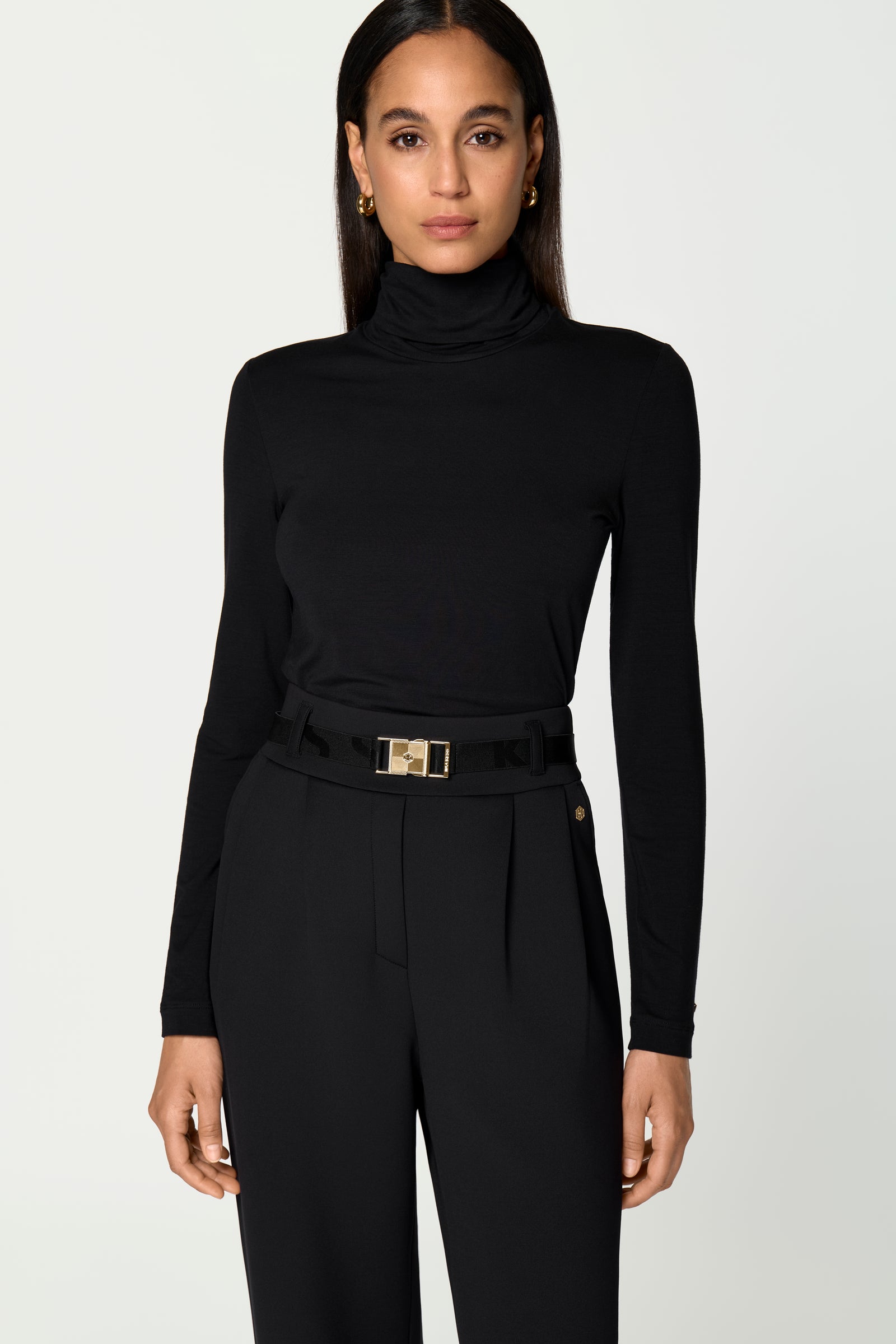 ERES Rollkragen Top schwarz