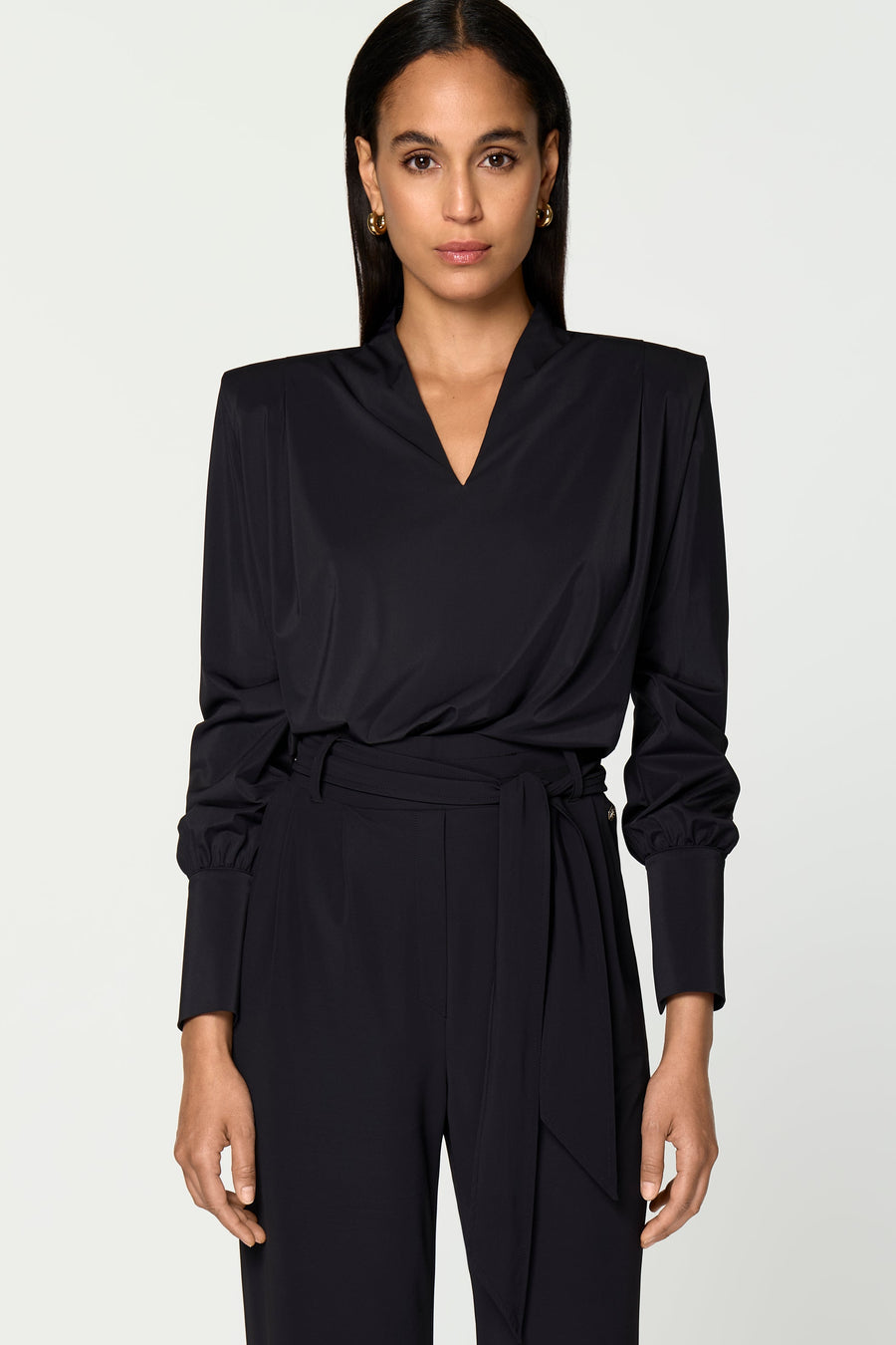 BISCARI Blouse black