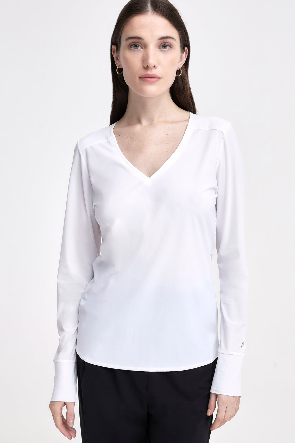 LEGEND Silken Light Blouse feather white