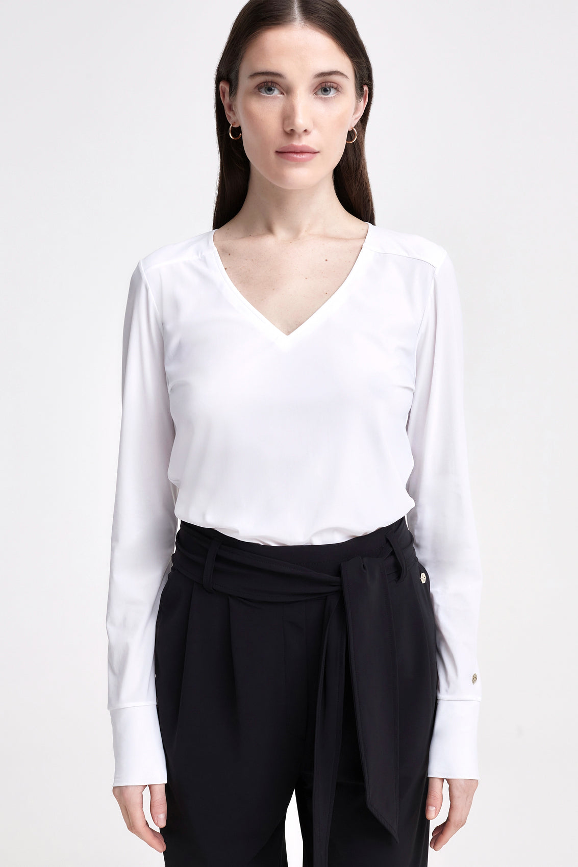 LEGEND Silken Light Blouse feather white