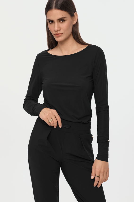 ALLDAYLONG Bluse schwarz