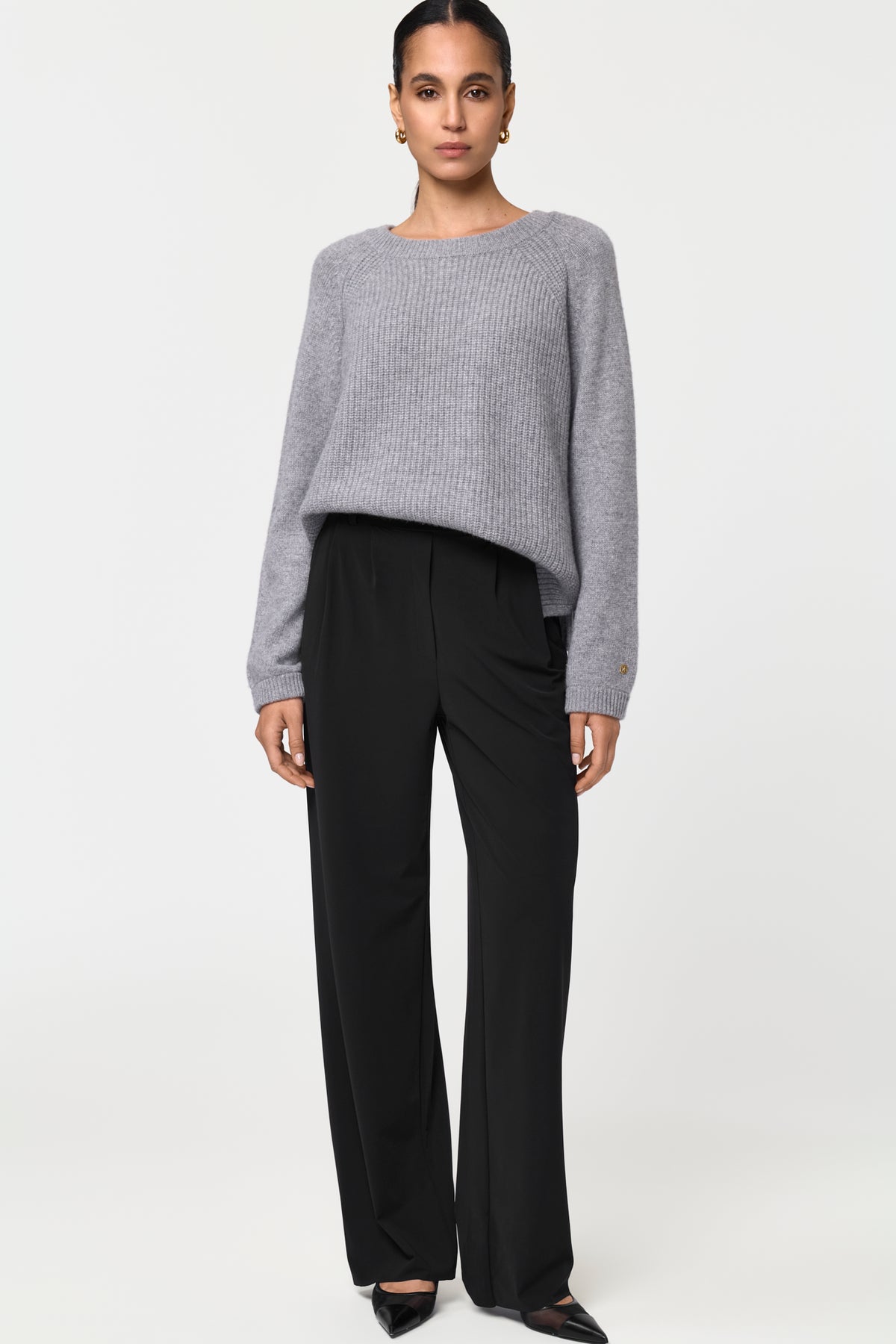 MANERA Cashmere Sweater grigia