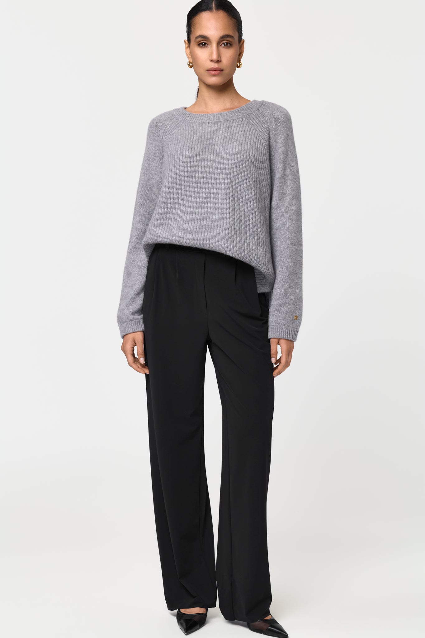 MANERA Cashmere Sweater grigia