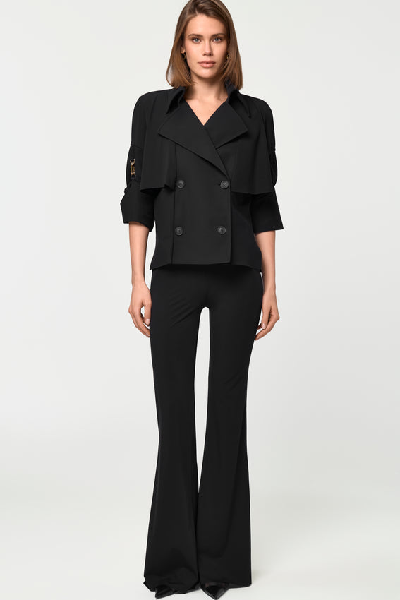 CRESSIDA Trench Jacket schwarz