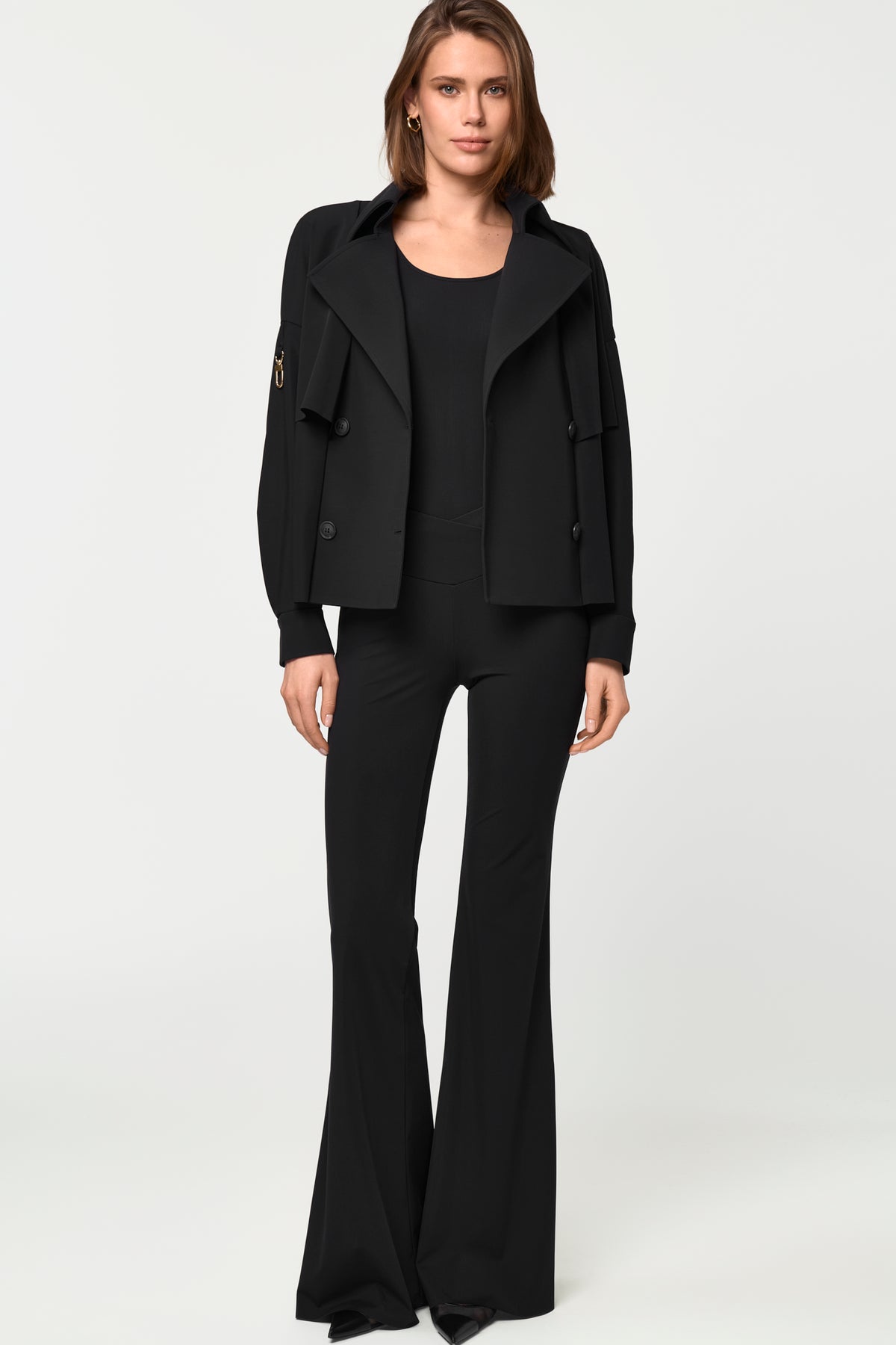 CRESSIDA Trench Jacket schwarz