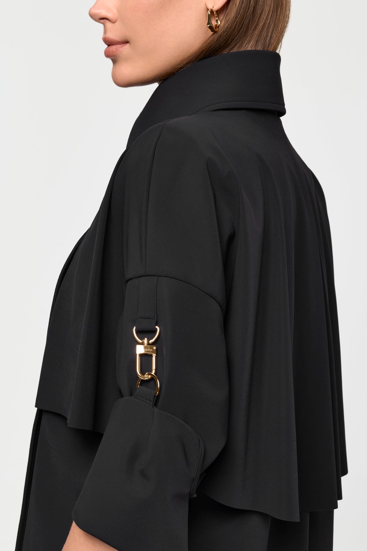 CRESSIDA Trench Jacket schwarz