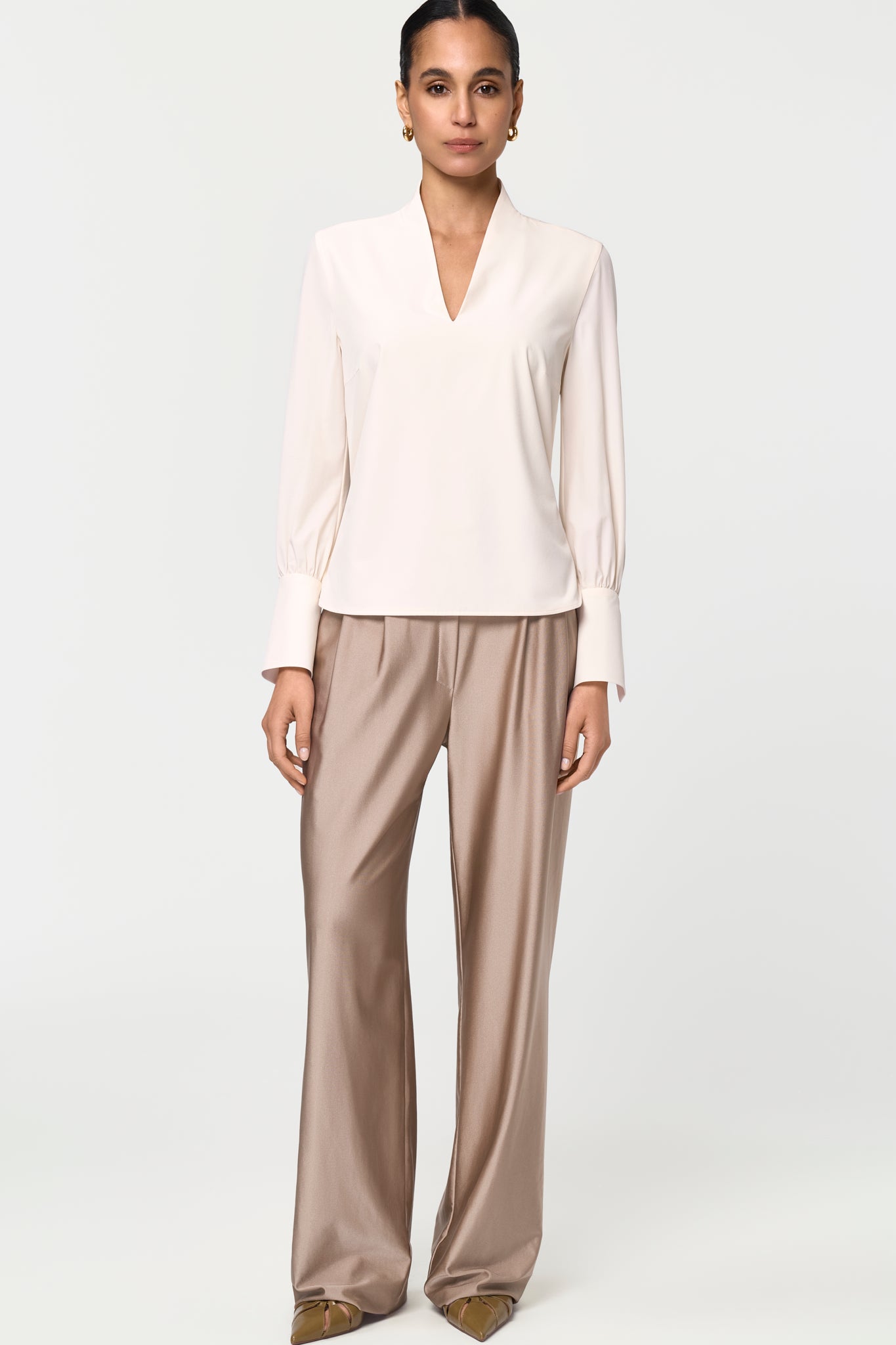 MOSCANA Blouse alba
