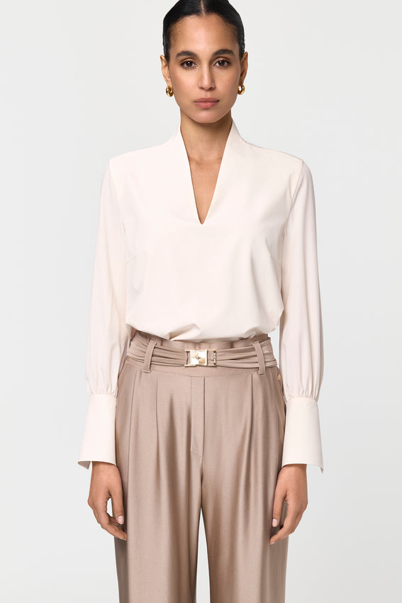 MOSCANA Blouse alba