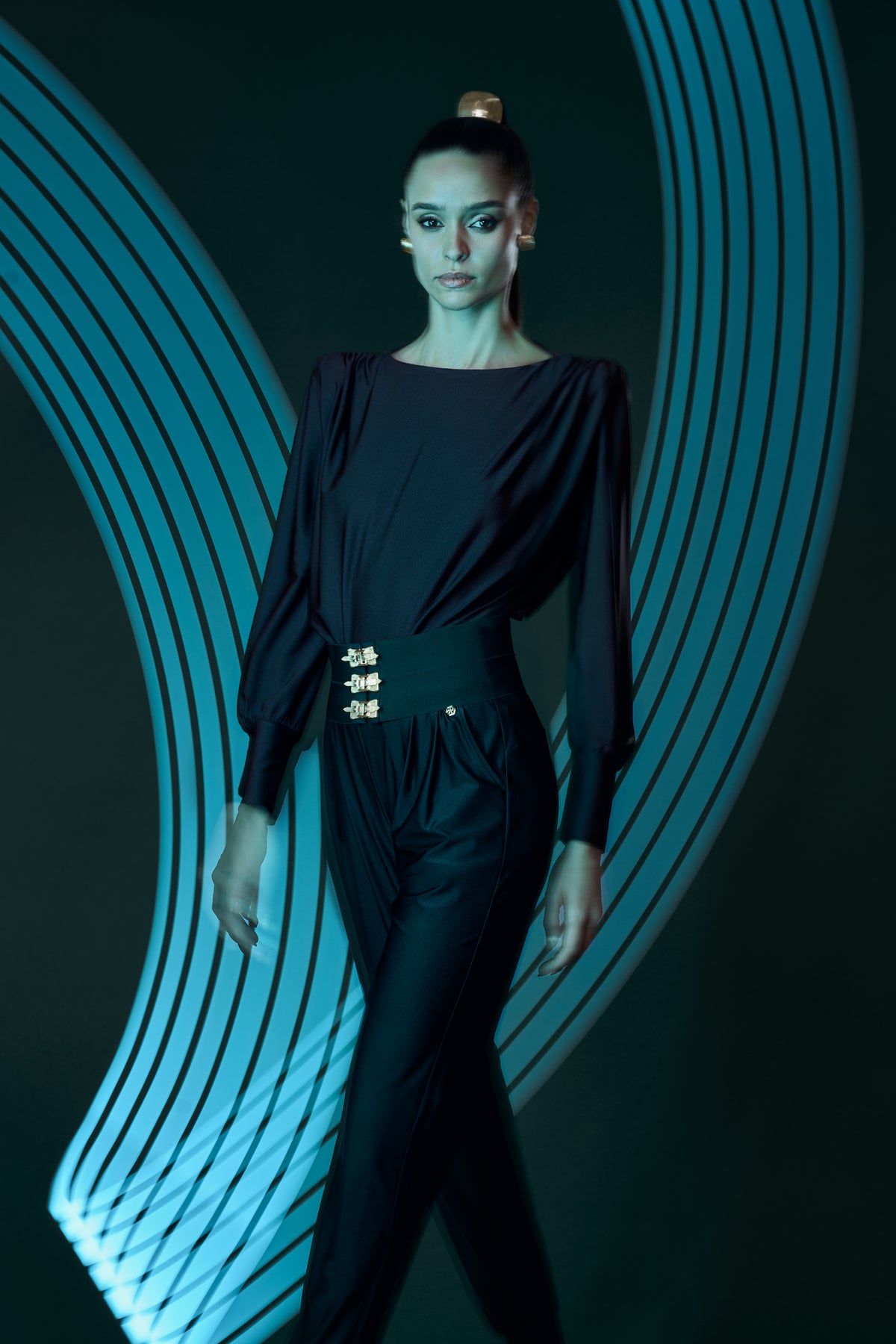 PECUNIA Blouse black