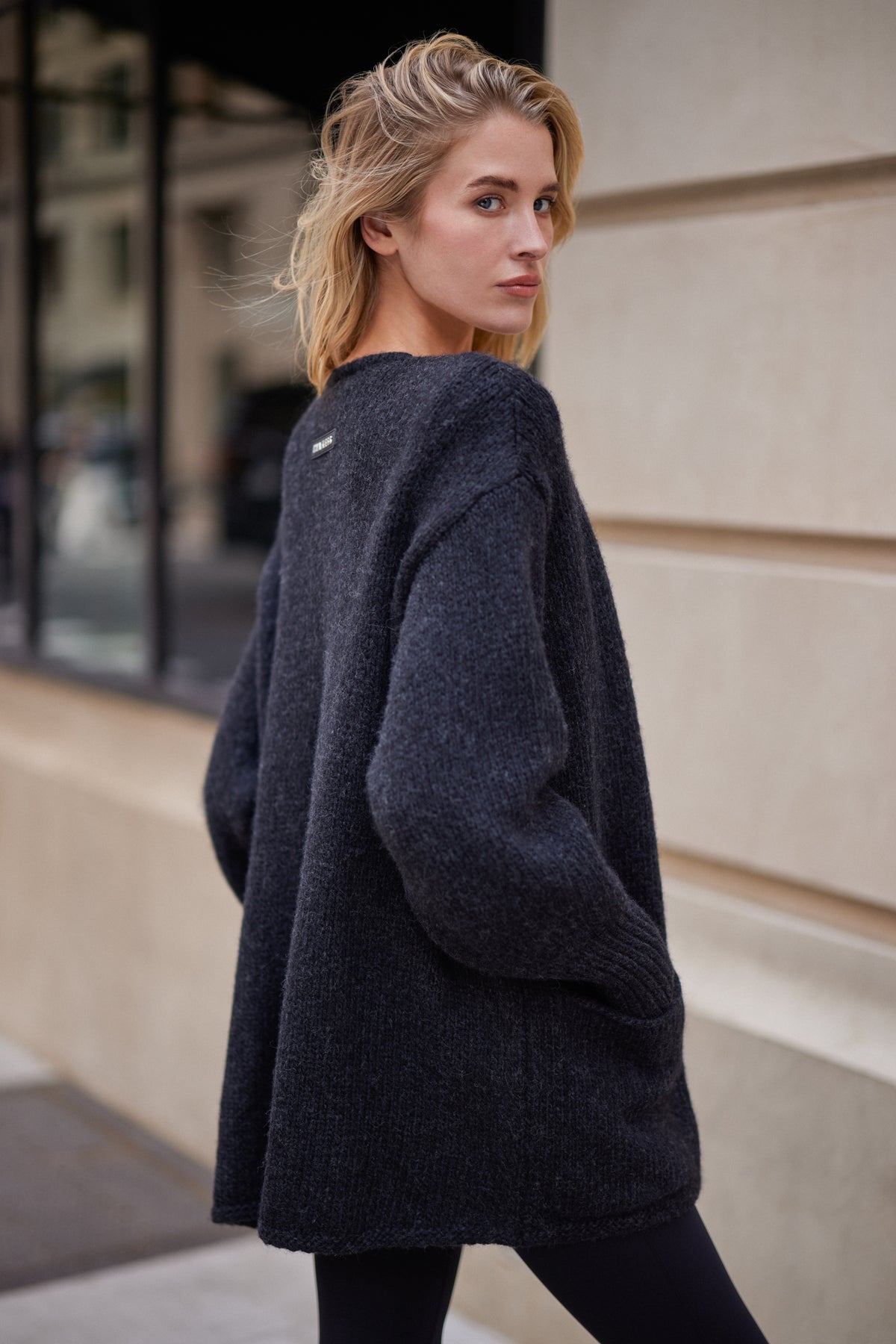 CANOLO Cardigan black