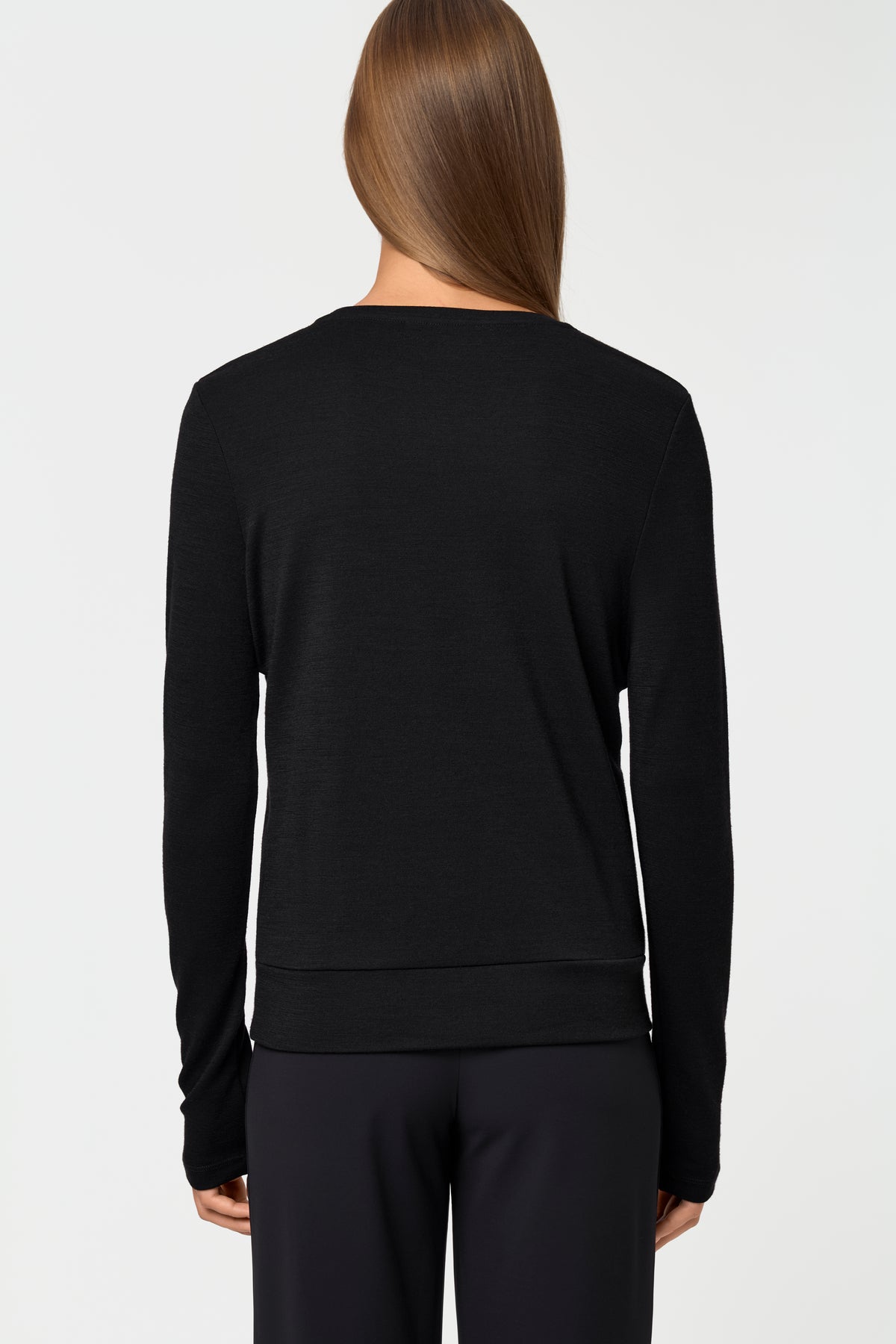DELCORSO Merino Sweater black