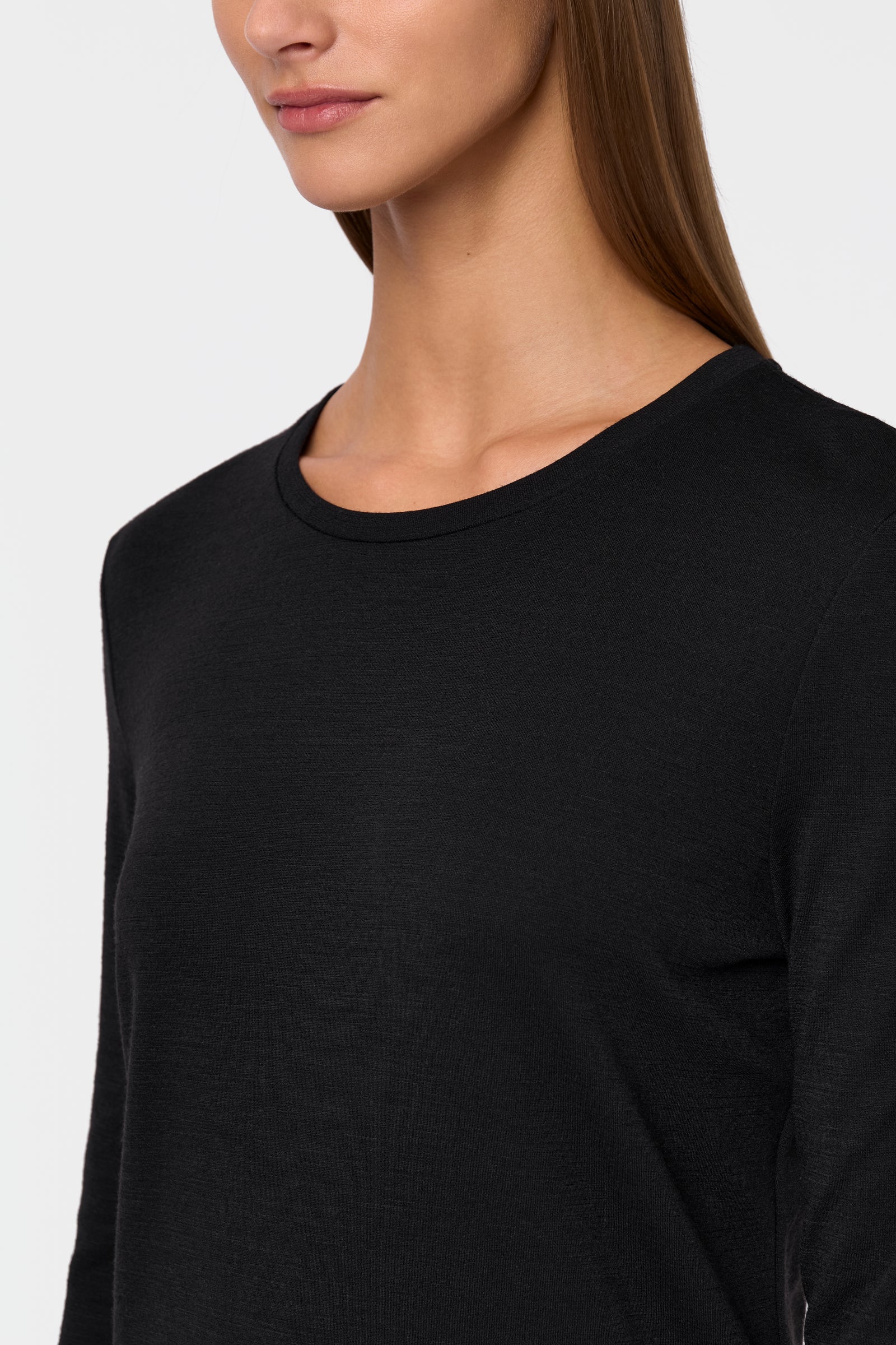 DELCORSO Merino Sweater black