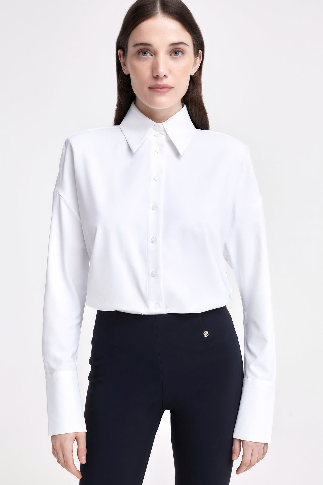 LAREGIA Stretch Shirt white