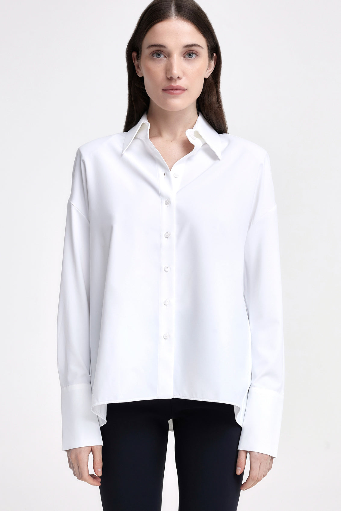 LAREGIA Stretch Shirt white