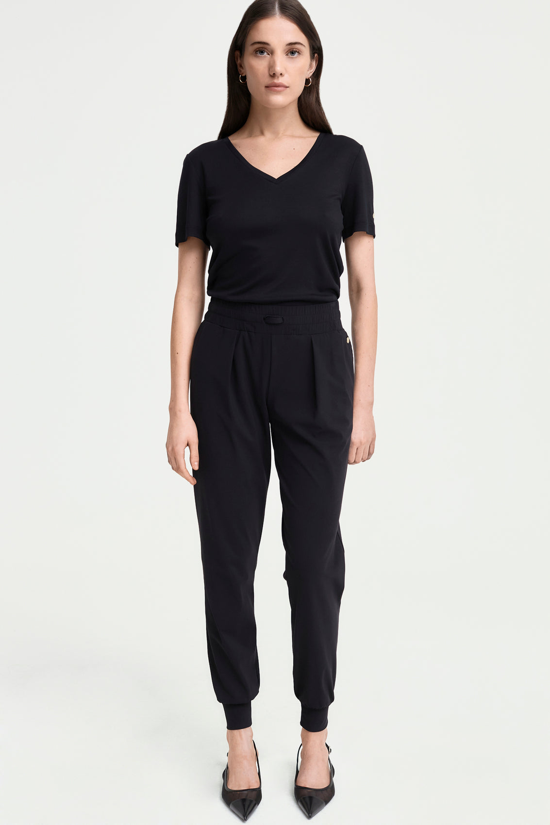 LUXE LÉGER Track Pants black