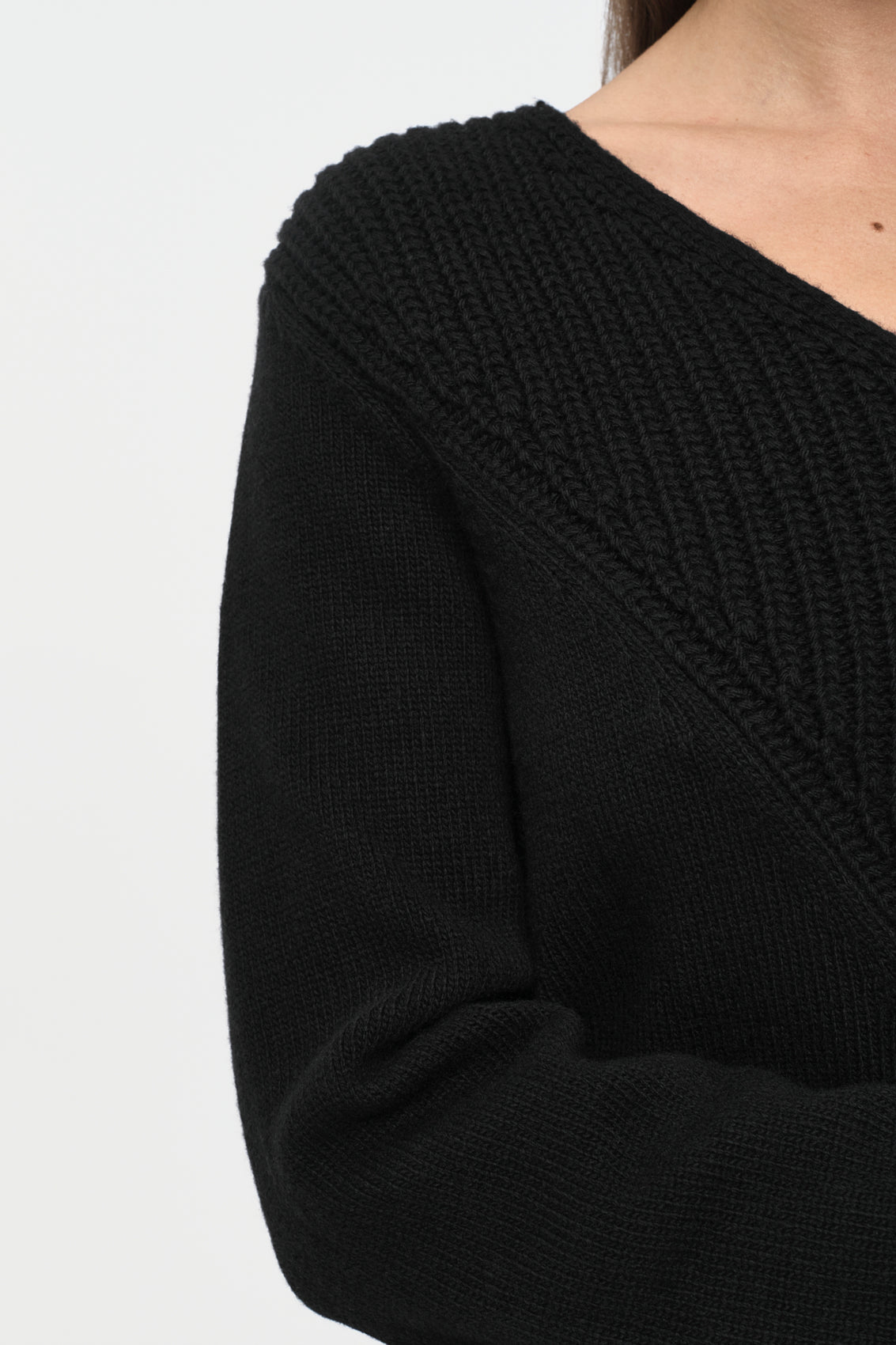 NEROLA Merino Cashmere Pullover black