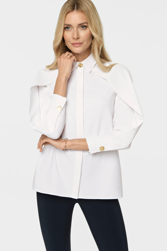 DONNA Stretch Hemd weiss