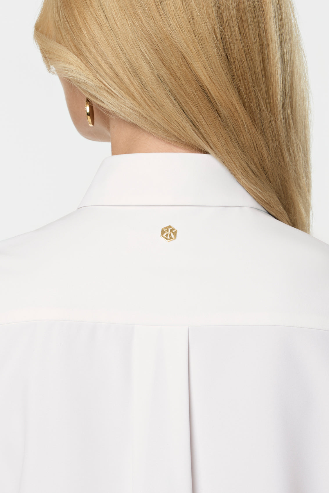DONNA Stretch Hemd weiss