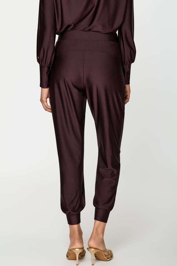 AURA Stretchhose tawny port