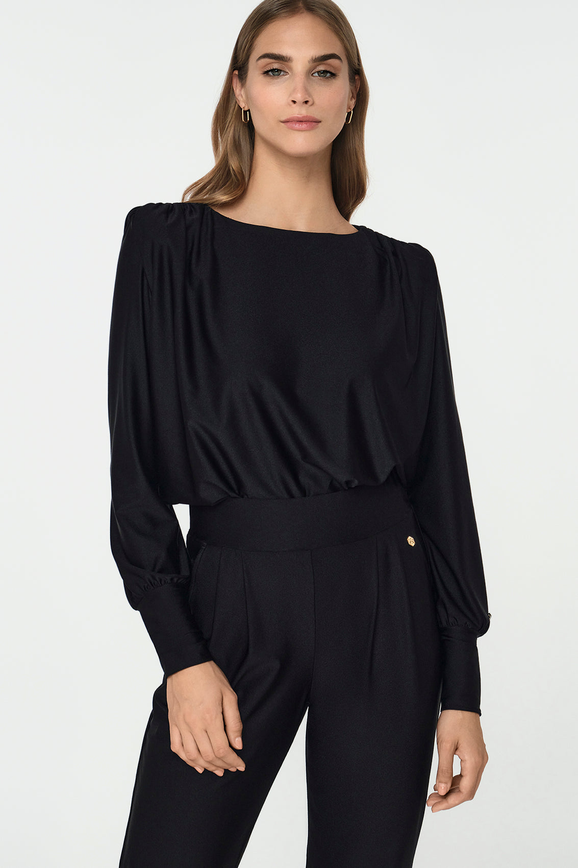 PECUNIA Bluse schwarz