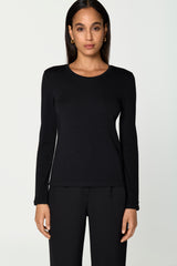PACE Wolle Top schwarz