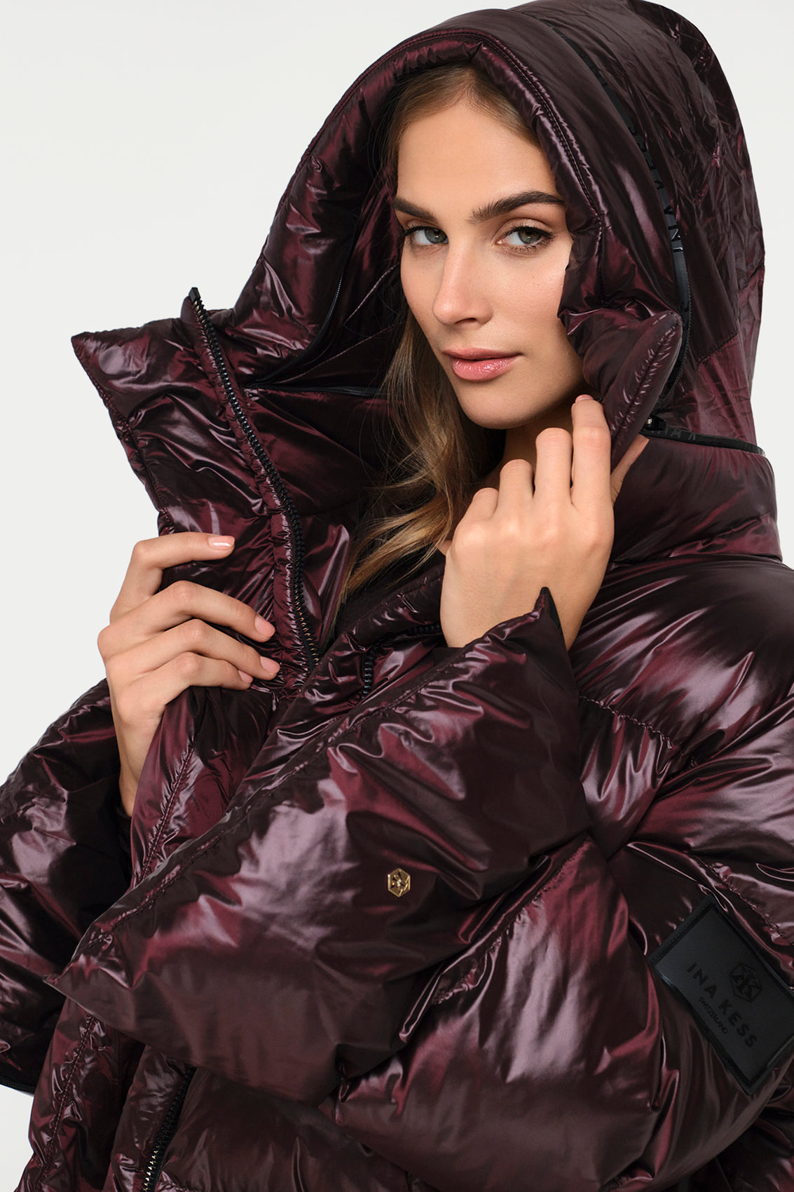 SQN Puffer Jacket tawny port