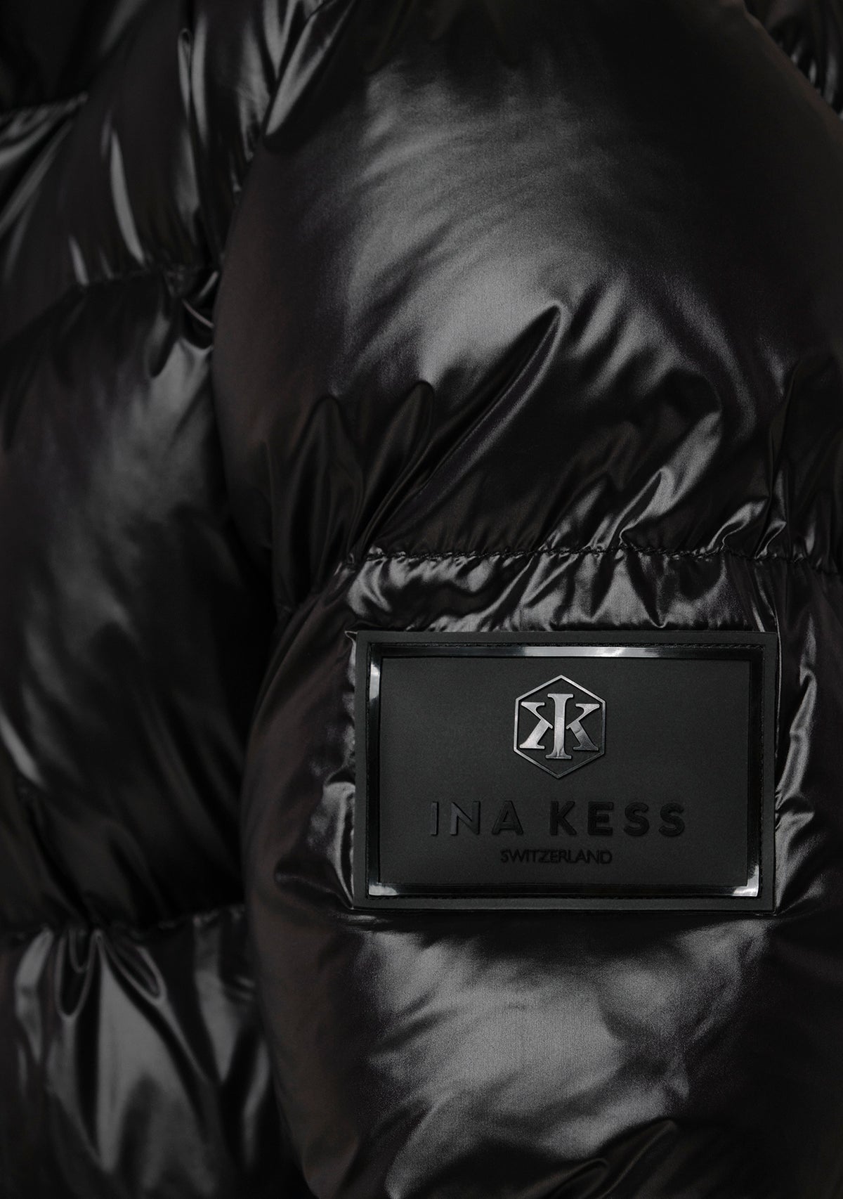 SQN Puffer Jacke schwarz