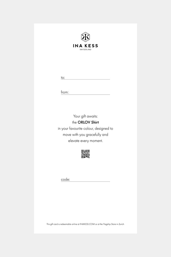 ORLOV Shirt Geschenkkarte