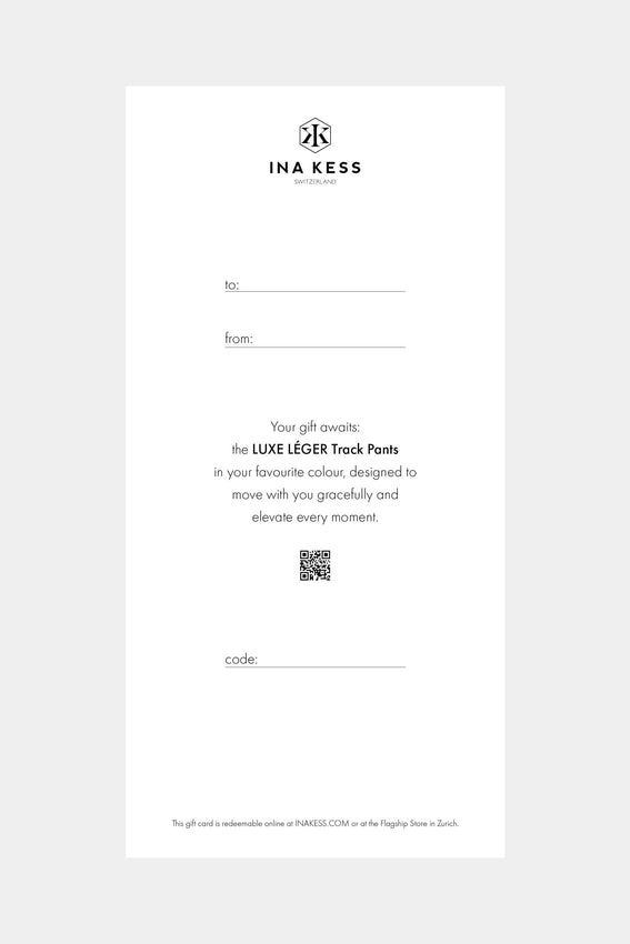 Gift card LUXE LÉGER Track Pants