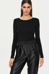 GAIA Cashmere Top black