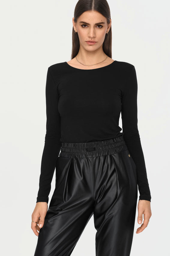 GAIA Cashmere Top black