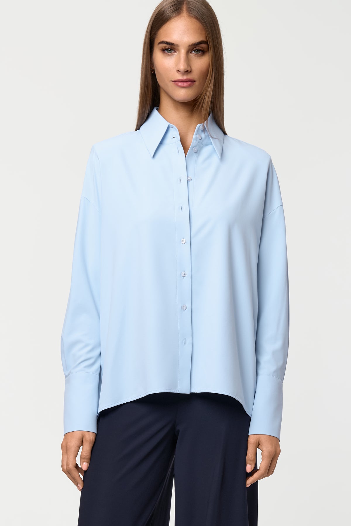 LAREGIA Stretch Shirt chambray
