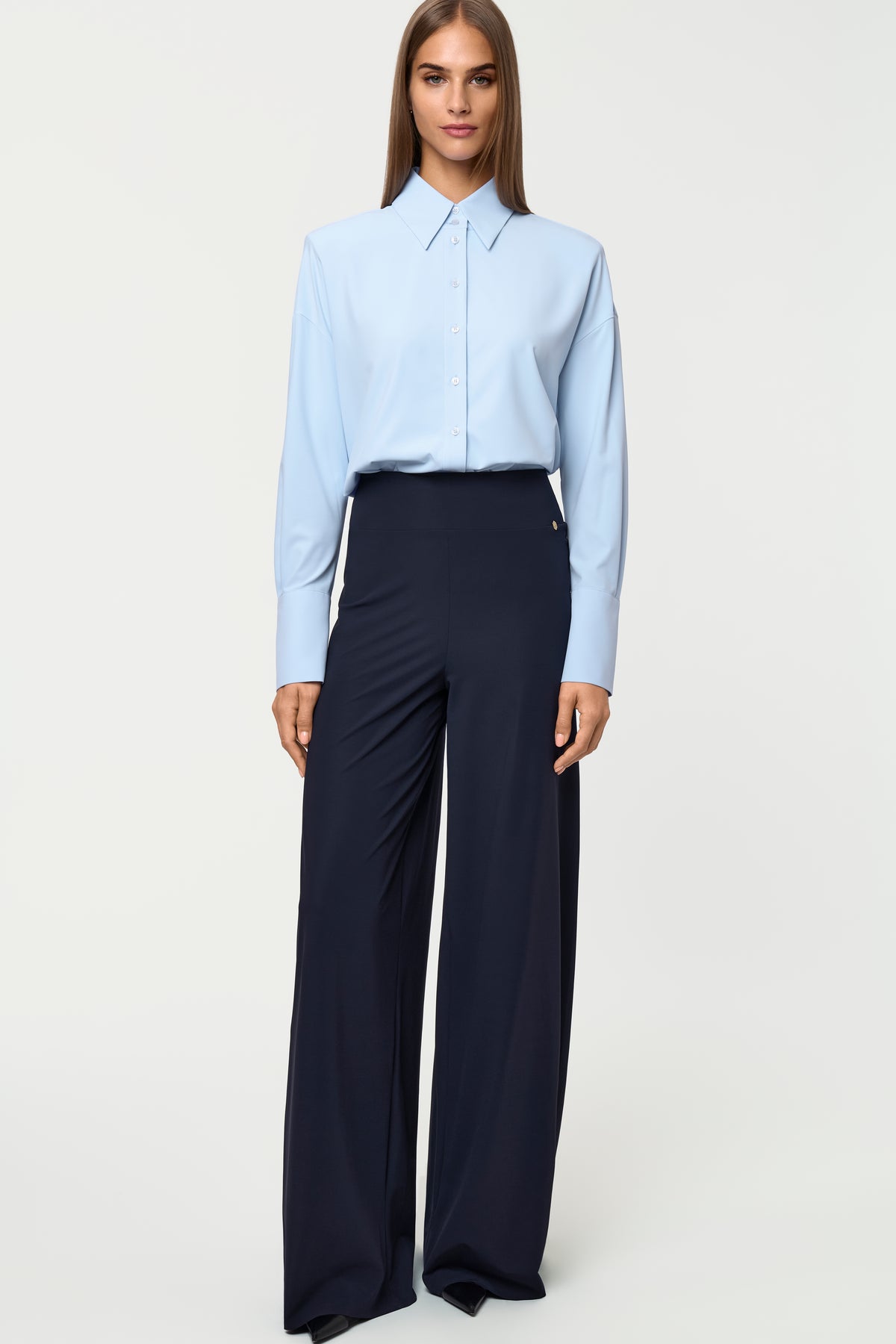 LAREGIA Stretch Shirt chambray