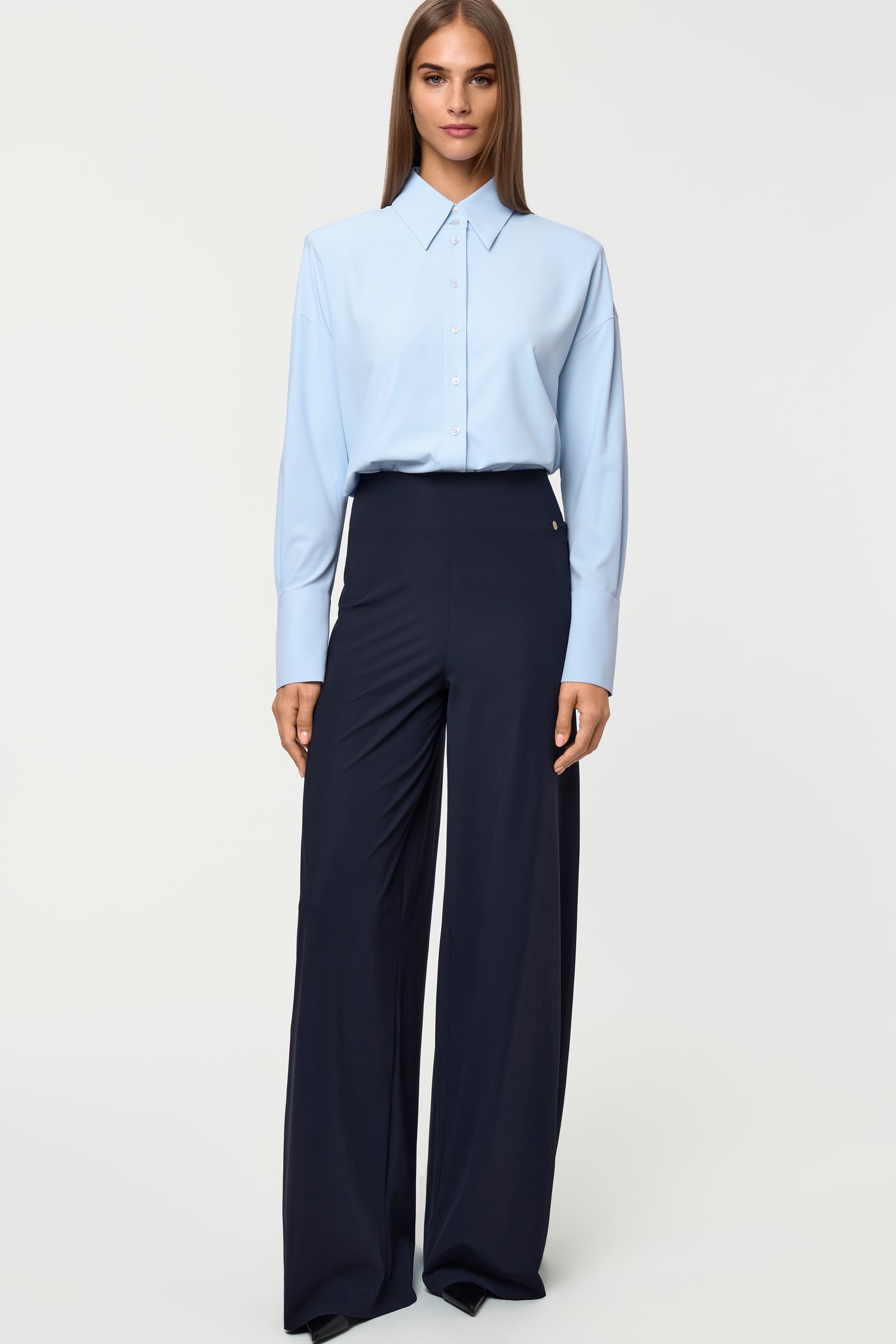 LAREGIA Stretch Shirt chambray