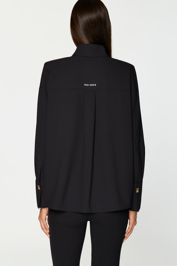 LAREGIA Hemd schwarz