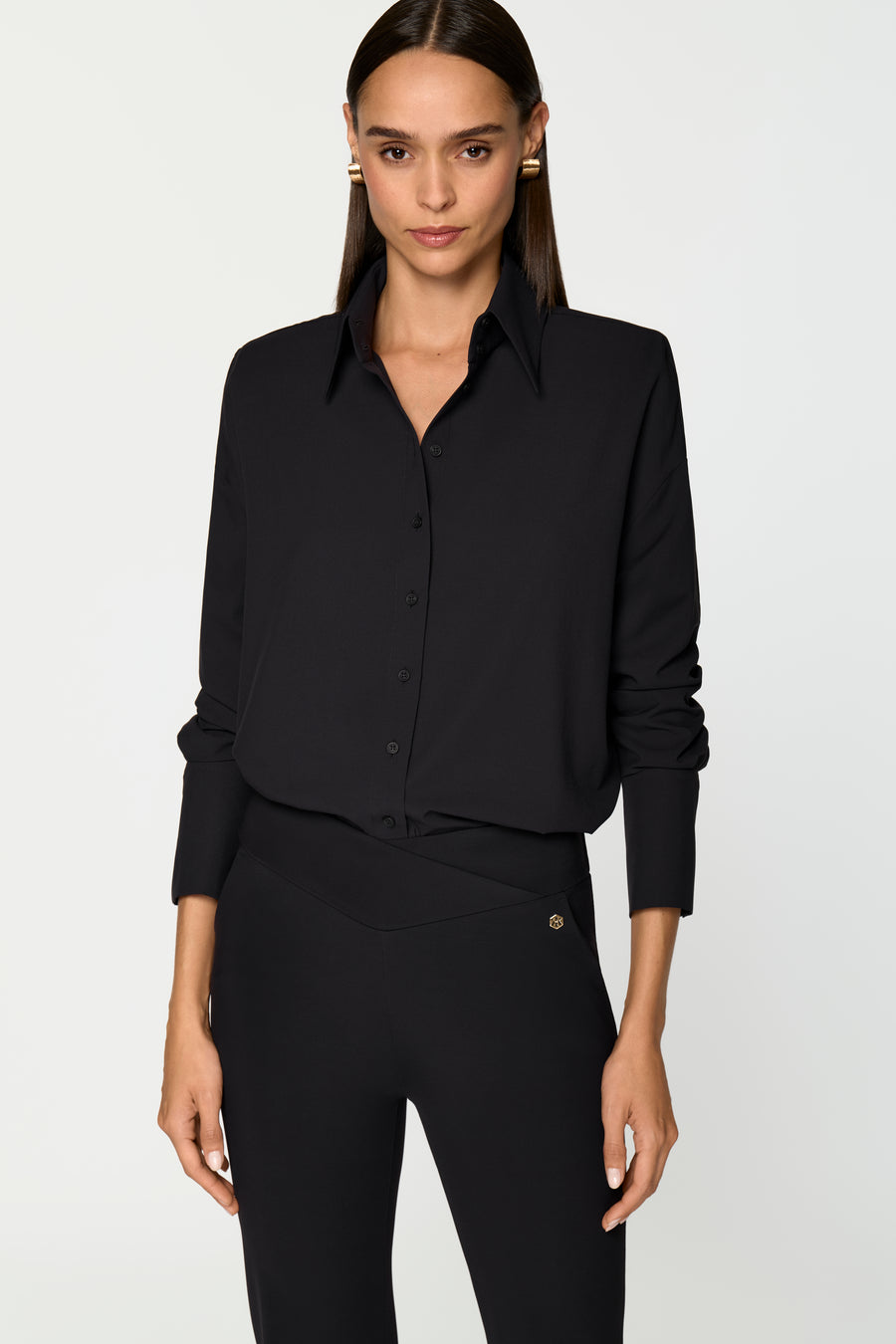 LAREGIA Stretch Shirt black