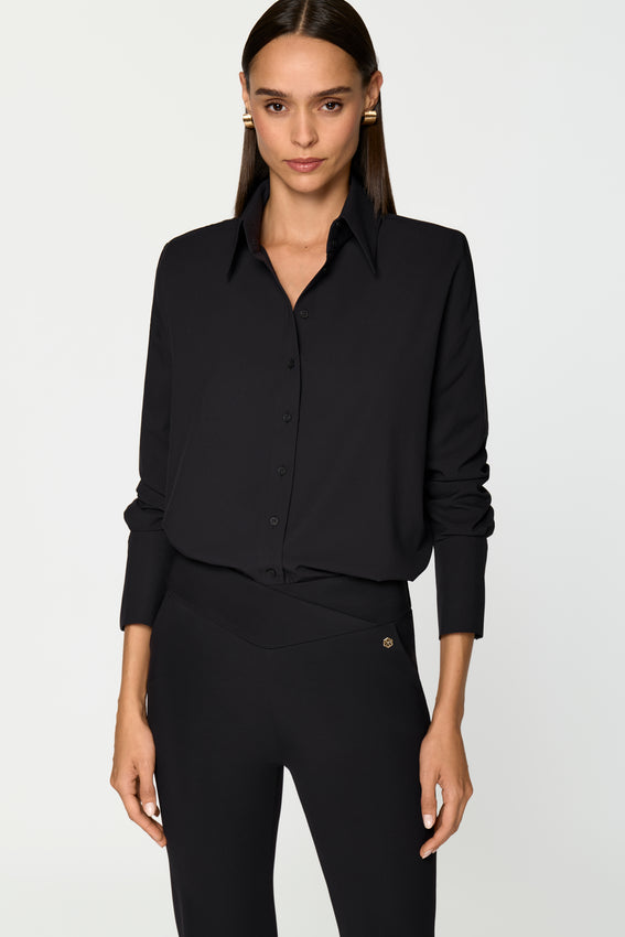 LAREGIA Stretch Shirt black