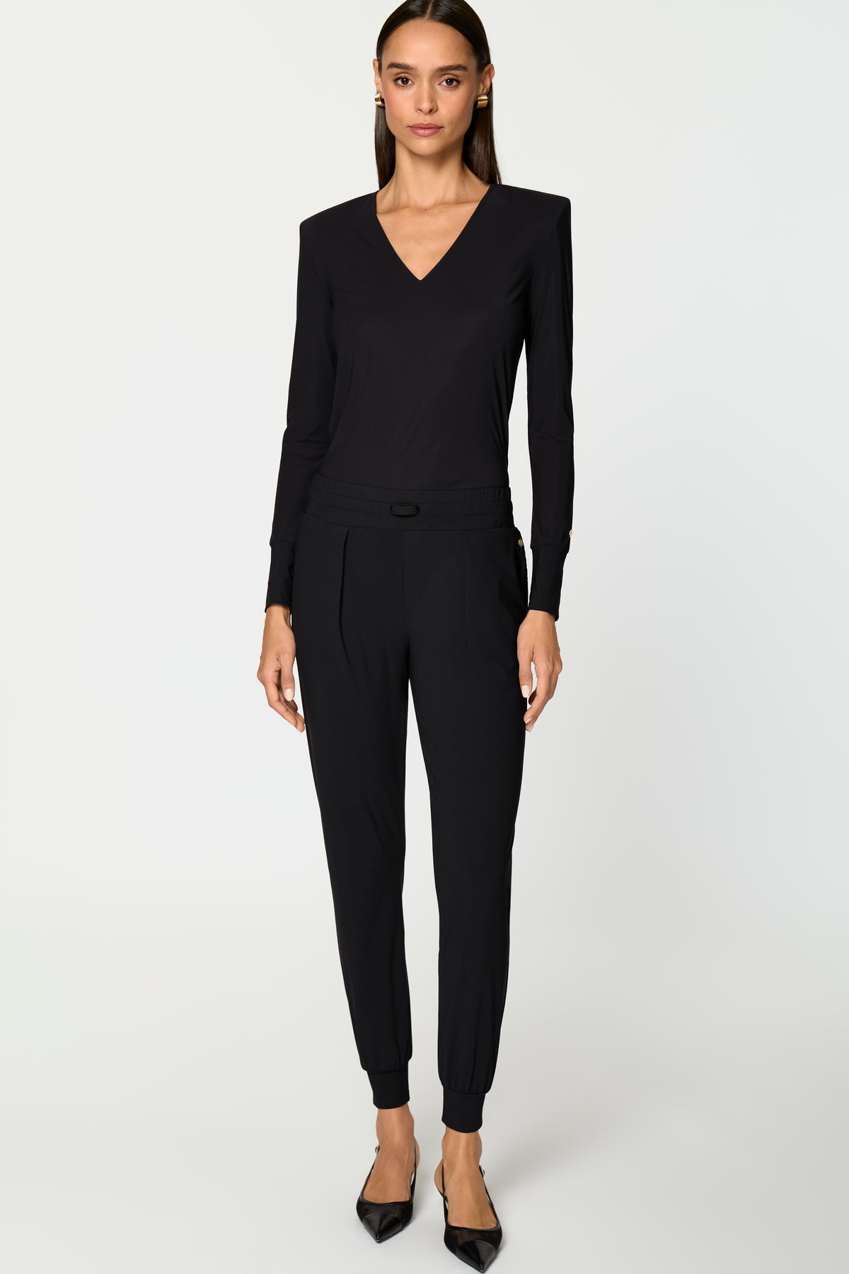 LUXE LÉGER Track Pants schwarz