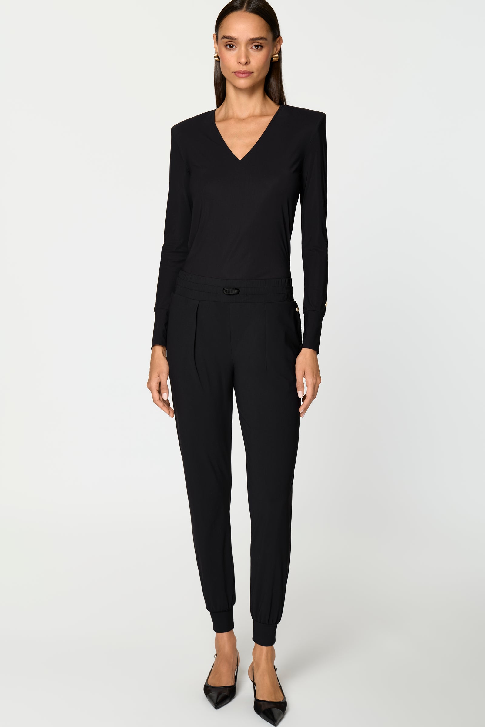 LUXE LÉGER Track Pants schwarz