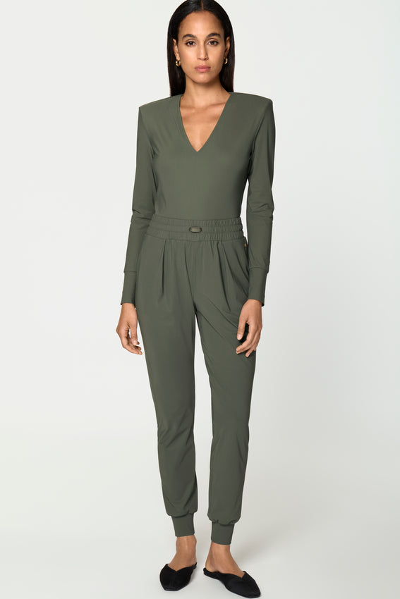LUXE LÉGER Track Pants verde