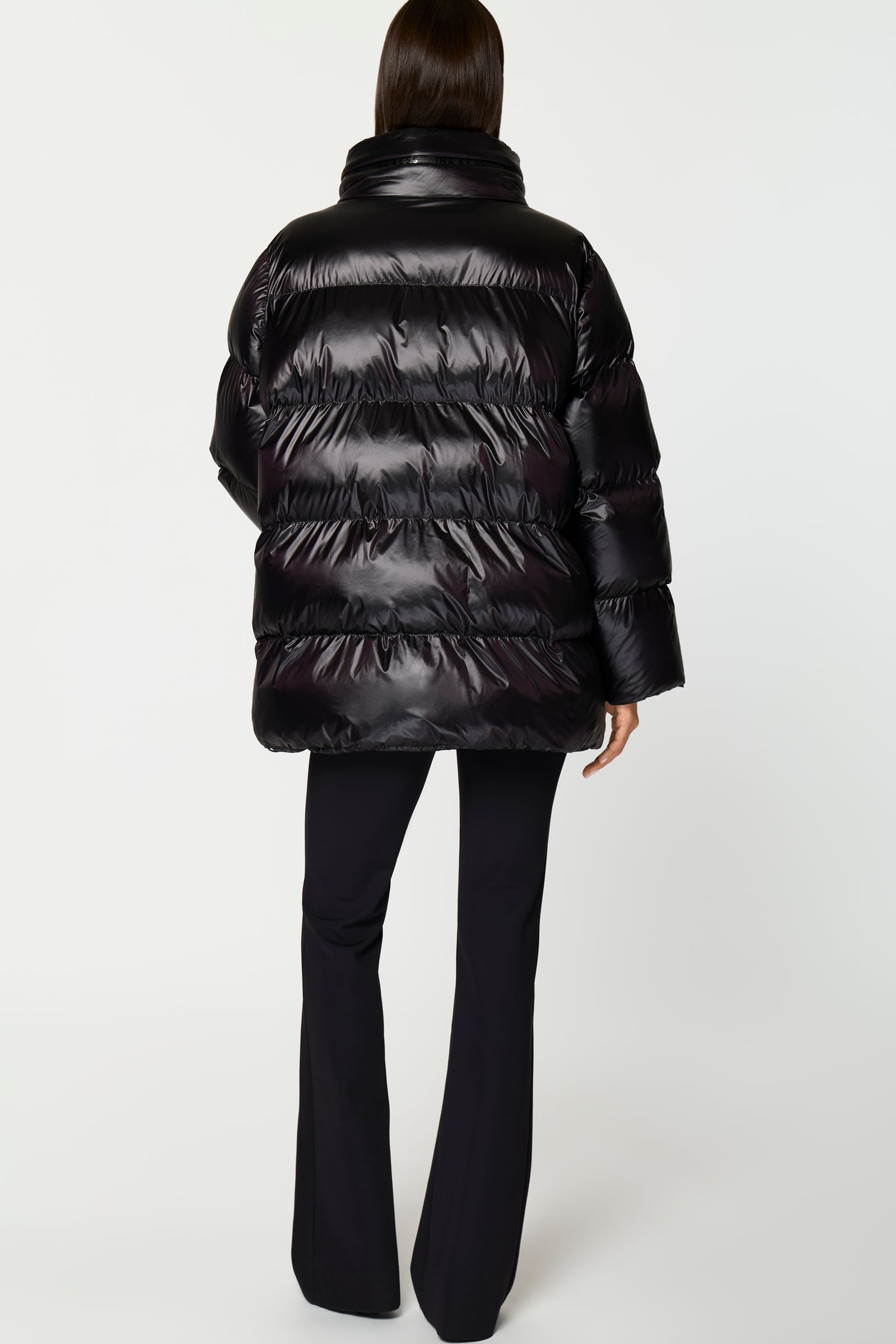 SQN Puffer Jacke schwarz