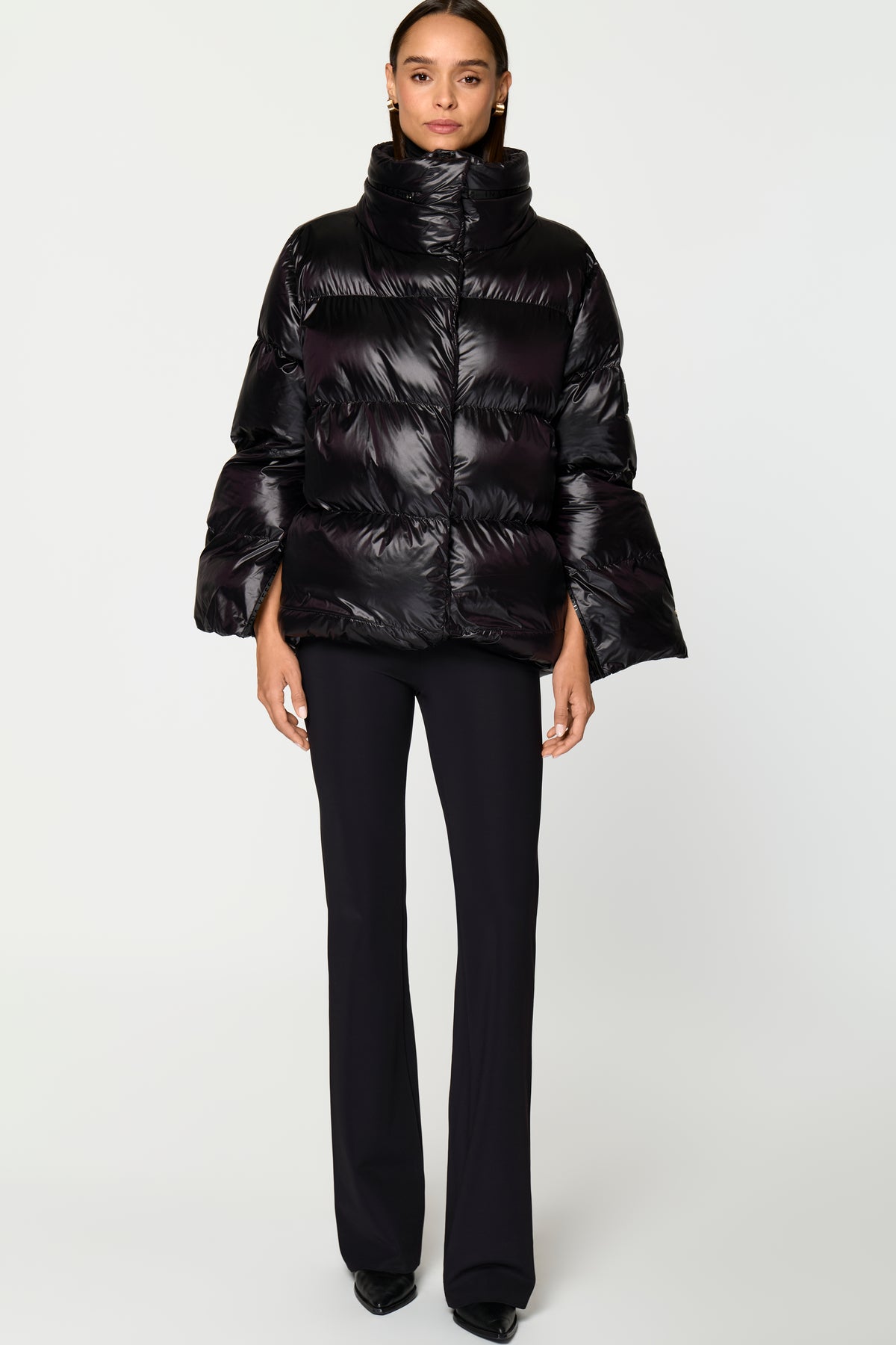 SQN Puffer Jacke schwarz